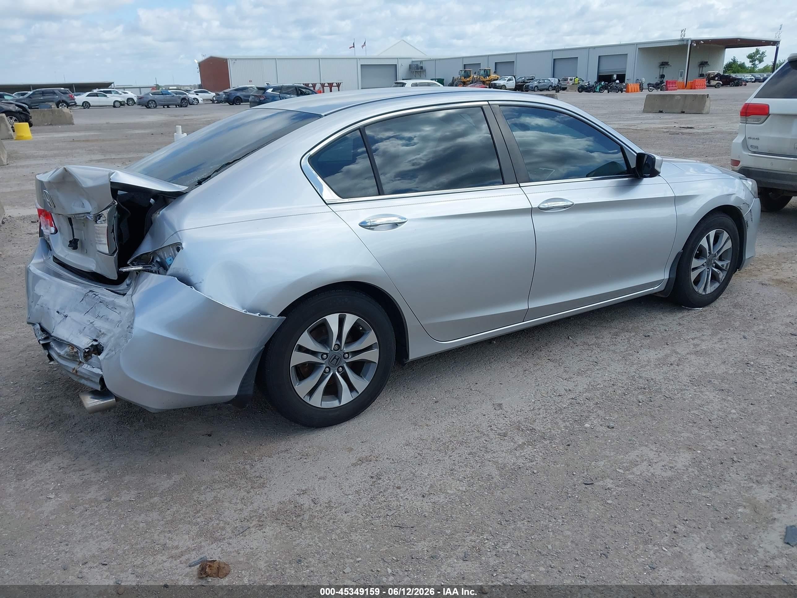 2013 Honda Accord Lx Gray vin: 1HGCR2F37DA261059