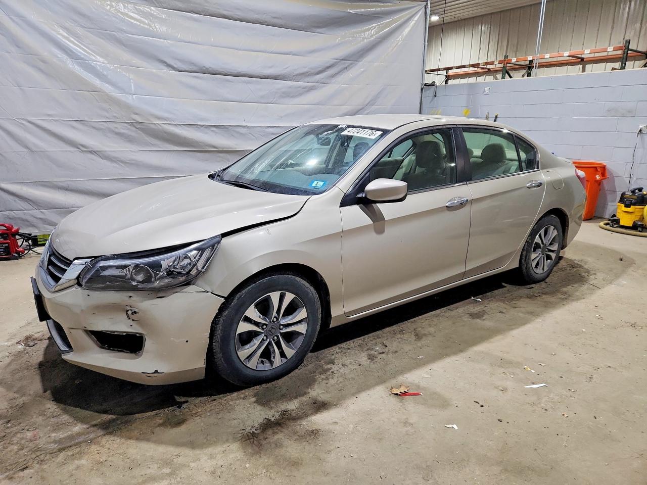 2013 Honda Accord Lx Tan vin: 1HGCR2F37DA265788