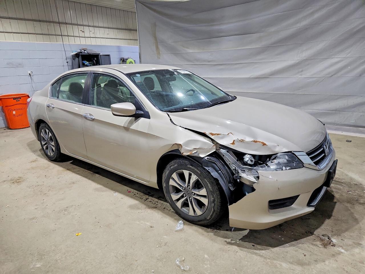 2013 Honda Accord Lx Tan vin: 1HGCR2F37DA265788