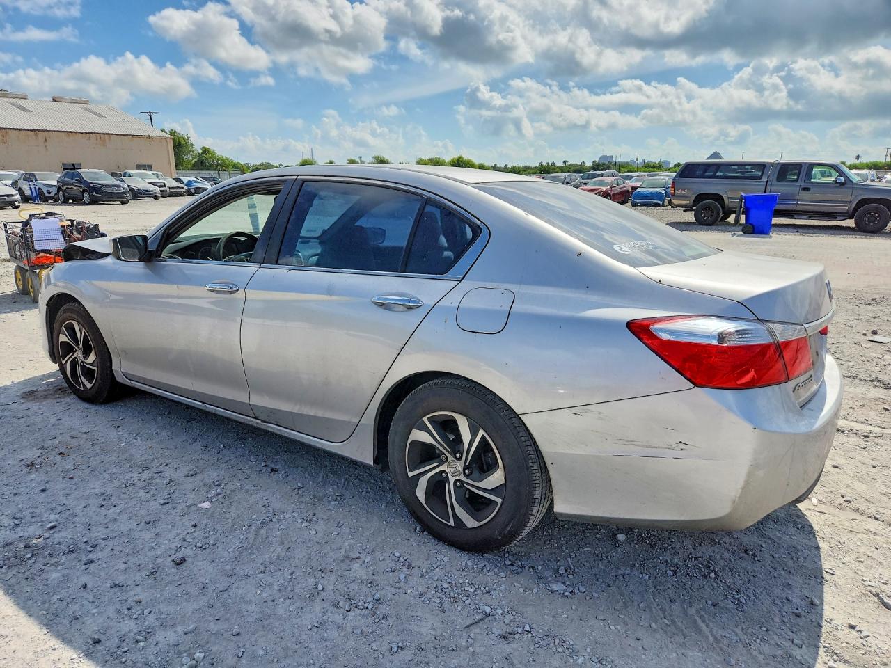 2013 Honda Accord Lx Silver vin: 1HGCR2F37DA281098