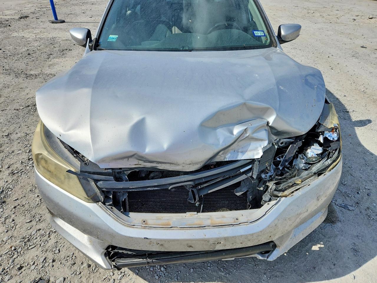 2013 Honda Accord Lx Silver vin: 1HGCR2F37DA281098