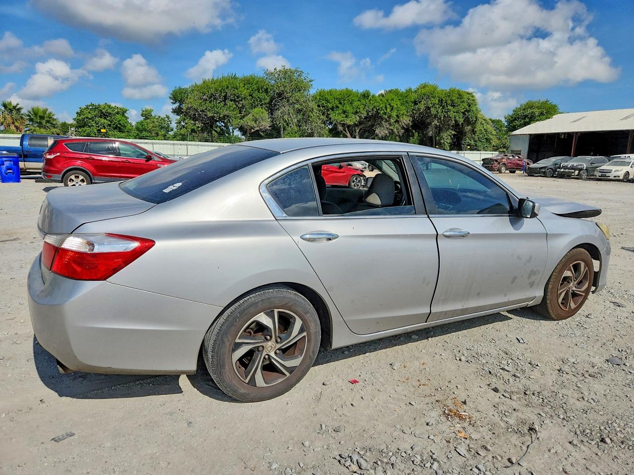 2013 Honda Accord Lx Silver vin: 1HGCR2F37DA281098