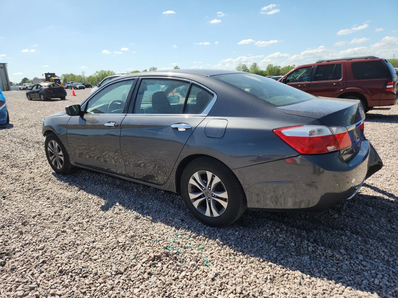2014 Honda Accord Lx Gray vin: 1HGCR2F37EA005599