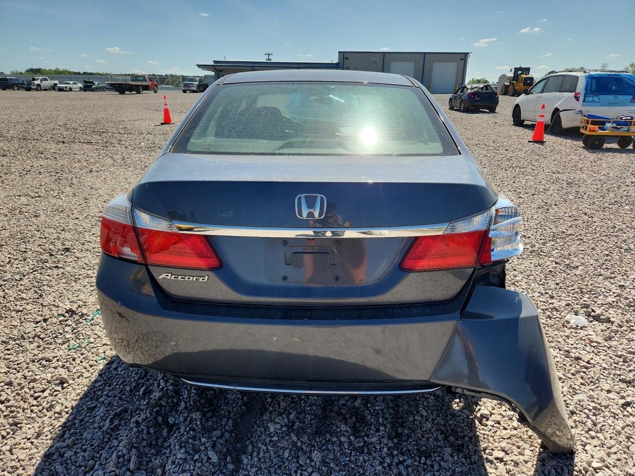 2014 Honda Accord Lx Gray vin: 1HGCR2F37EA005599