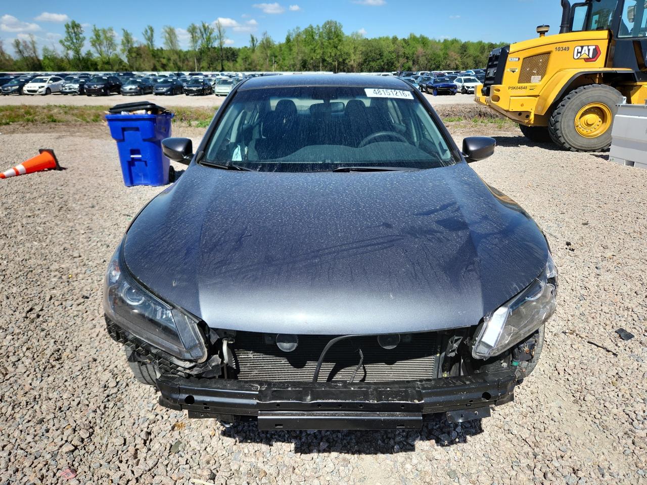 2014 Honda Accord Lx Gray vin: 1HGCR2F37EA005599