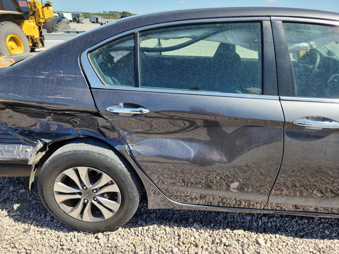 2014 Honda Accord Lx Gray vin: 1HGCR2F37EA005599