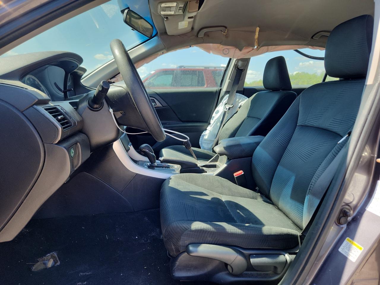 2014 Honda Accord Lx Gray vin: 1HGCR2F37EA005599