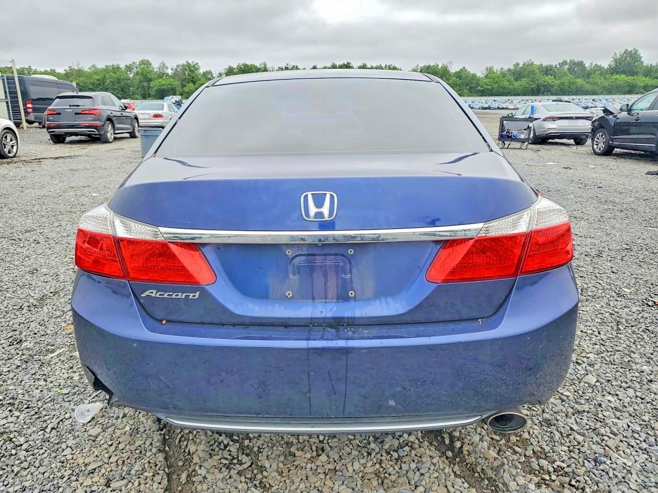 2014 Honda Accord Lx Blue vin: 1HGCR2F37EA009202