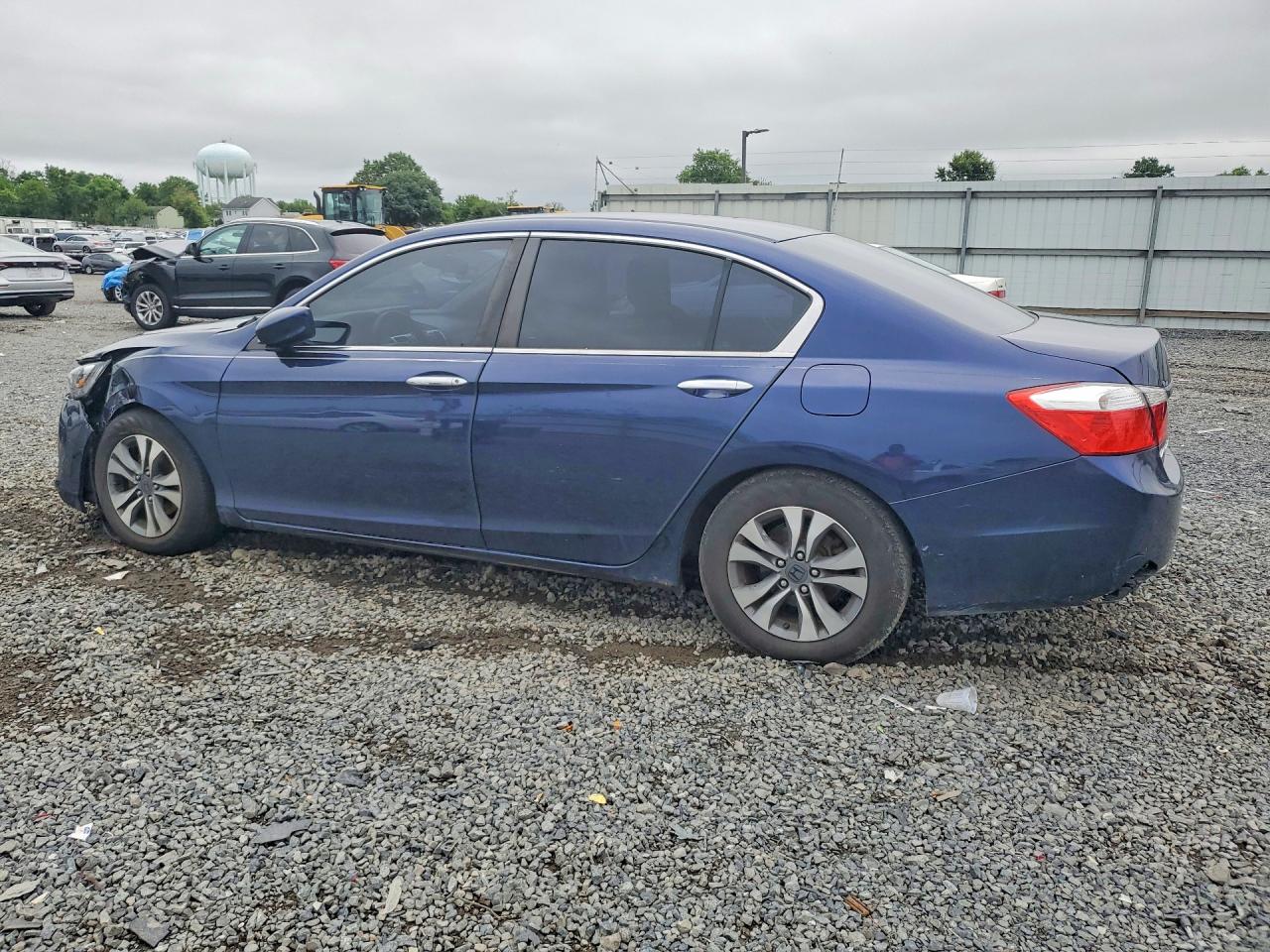 2014 Honda Accord Lx Blue vin: 1HGCR2F37EA009202