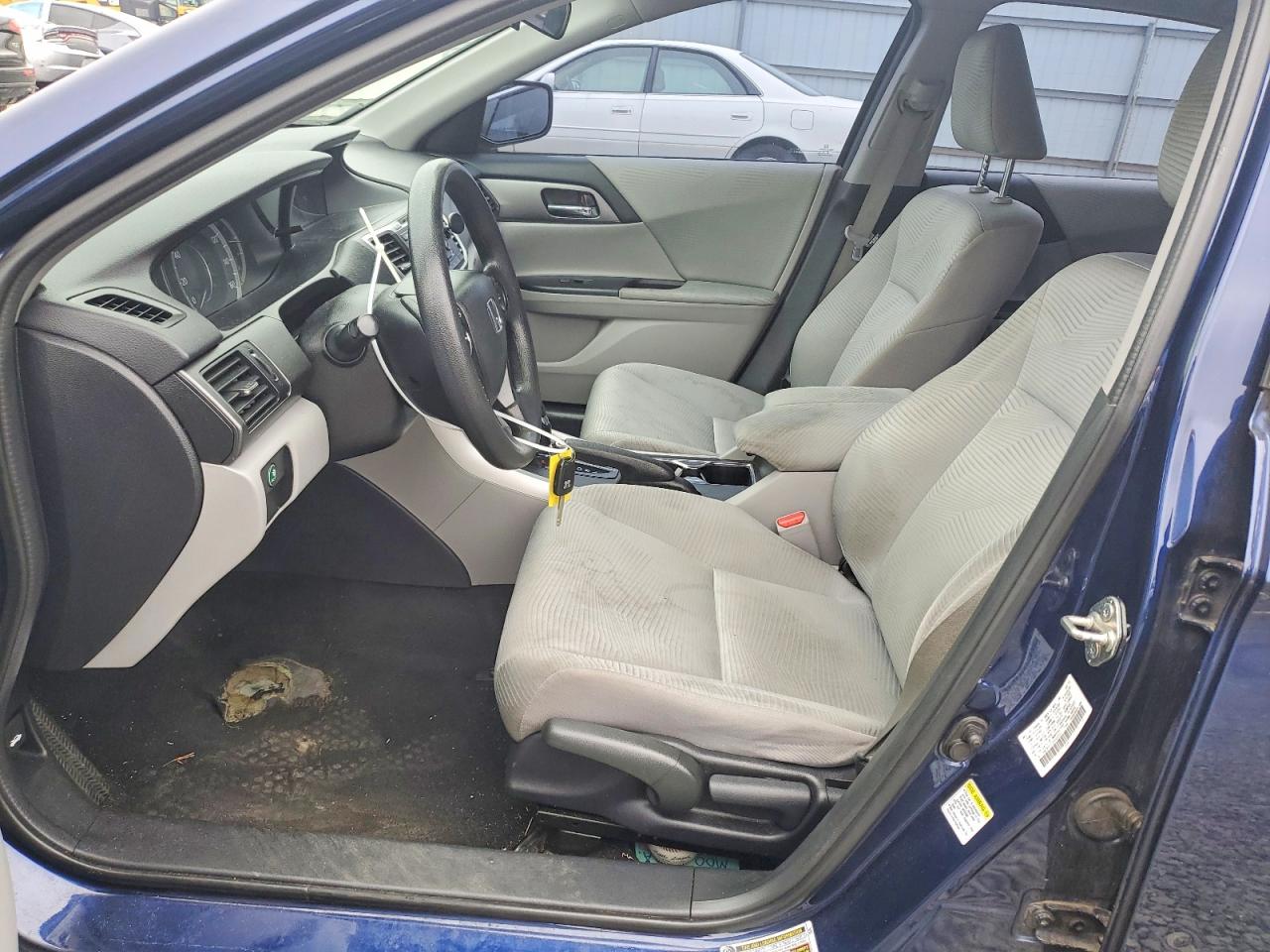 2014 Honda Accord Lx Blue vin: 1HGCR2F37EA009202