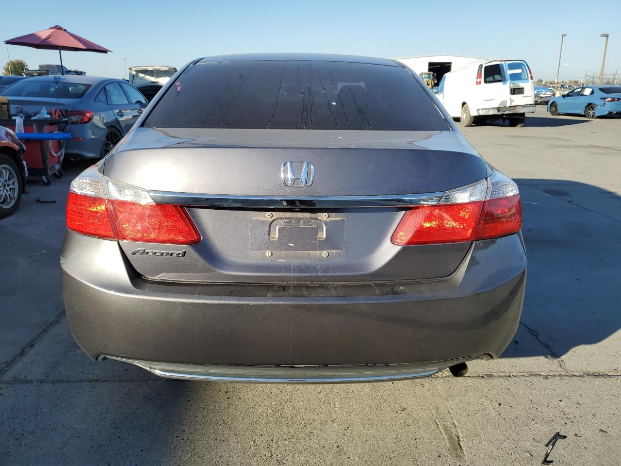 2014 Honda Accord Lx Gray vin: 1HGCR2F37EA009748