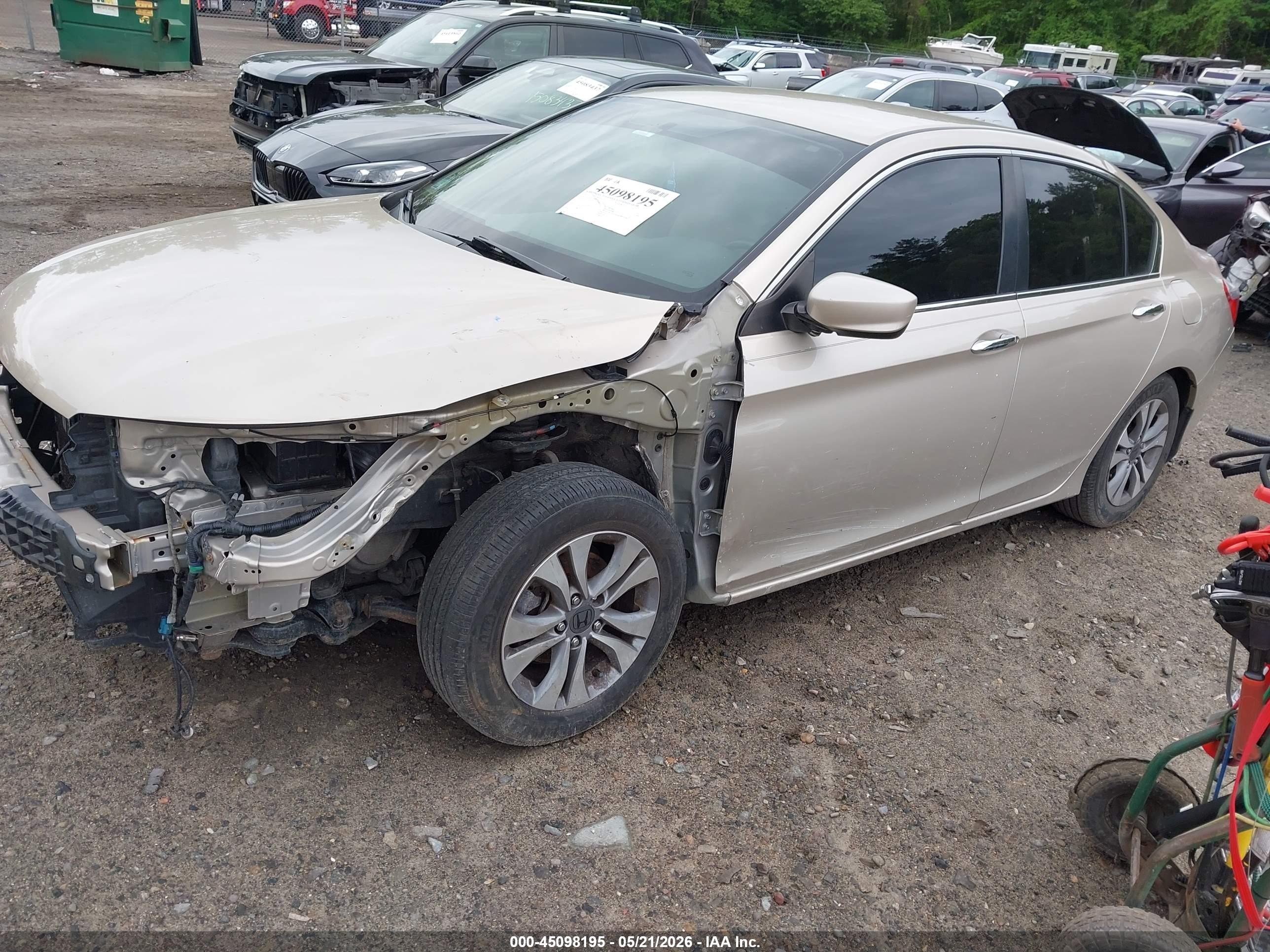 2014 Honda Accord Lx Gold vin: 1HGCR2F37EA025786