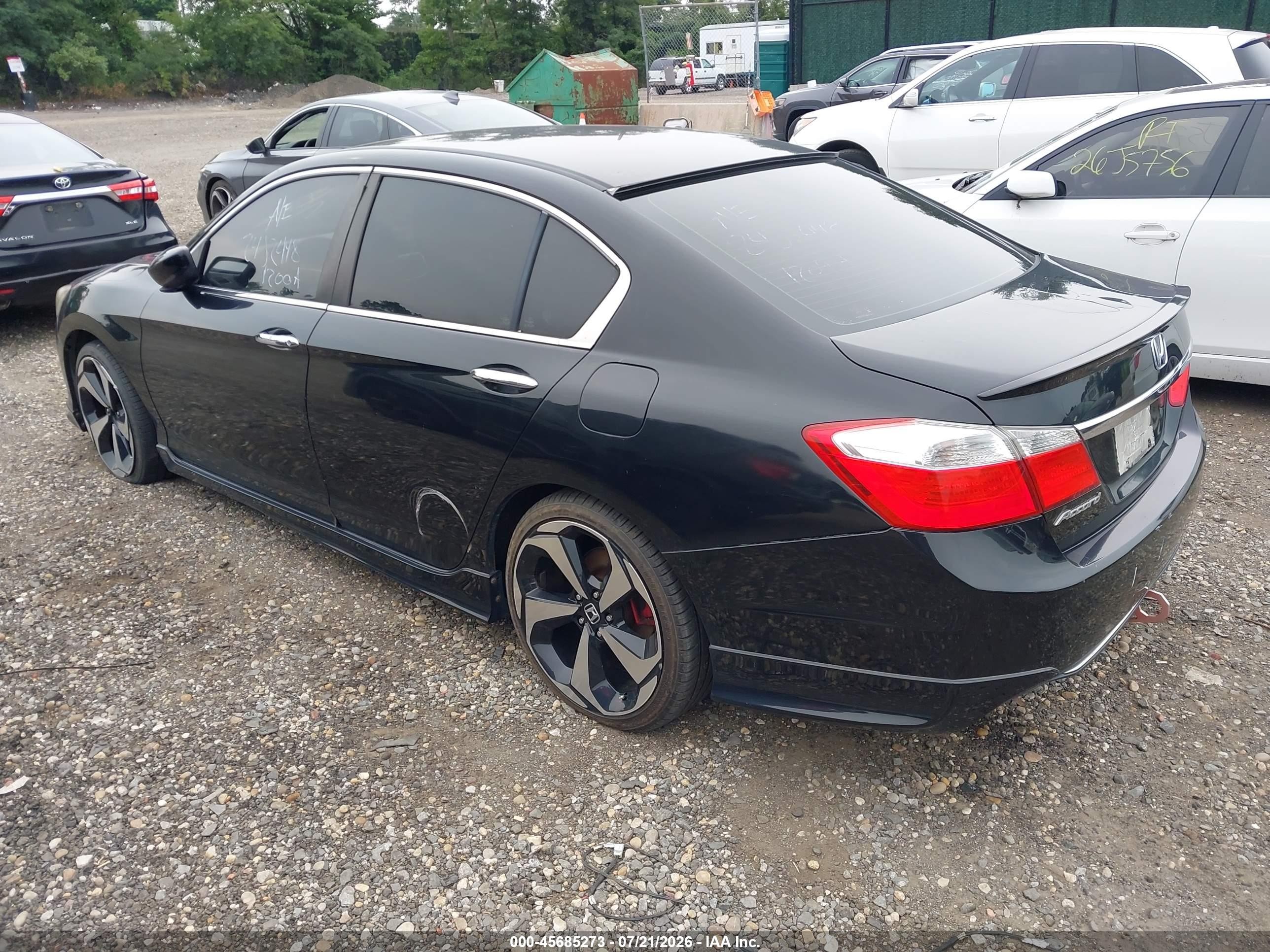 2014 Honda Accord Lx Black vin: 1HGCR2F37EA033192