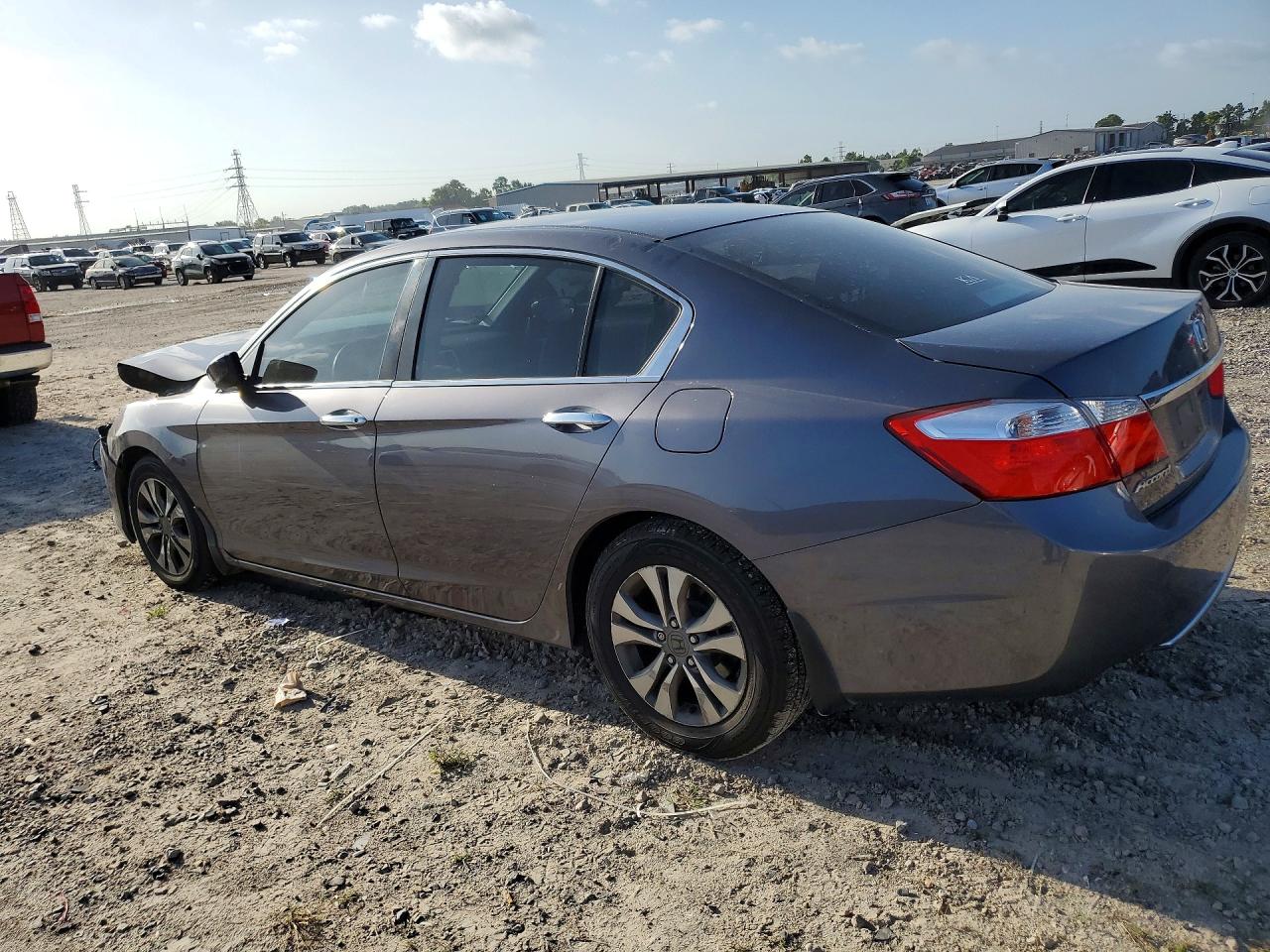 2014 Honda Accord Lx Gray vin: 1HGCR2F37EA069741