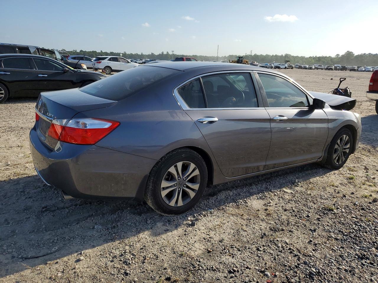 2014 Honda Accord Lx Gray vin: 1HGCR2F37EA069741