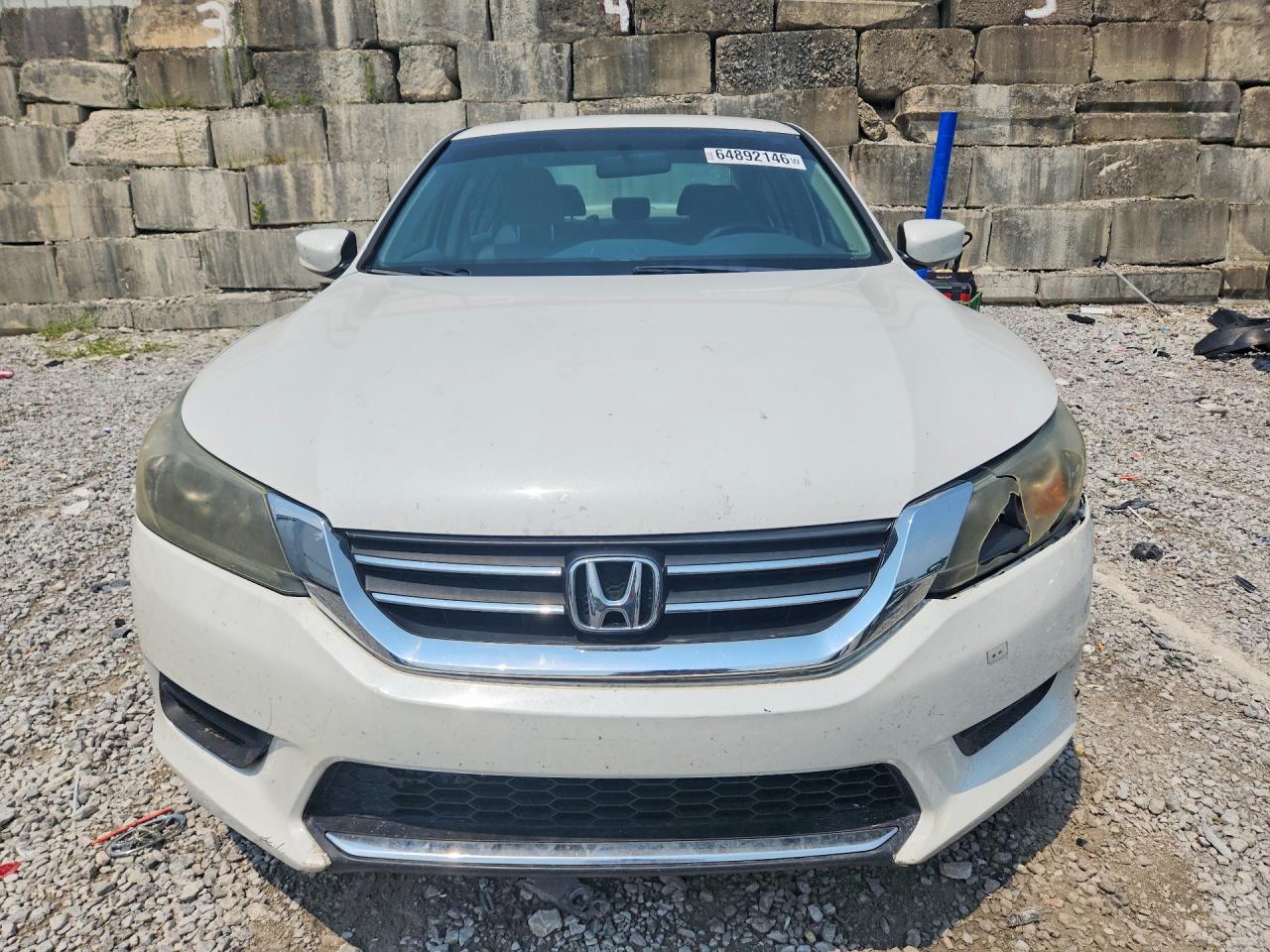 2014 Honda Accord Lx White vin: 1HGCR2F37EA131381