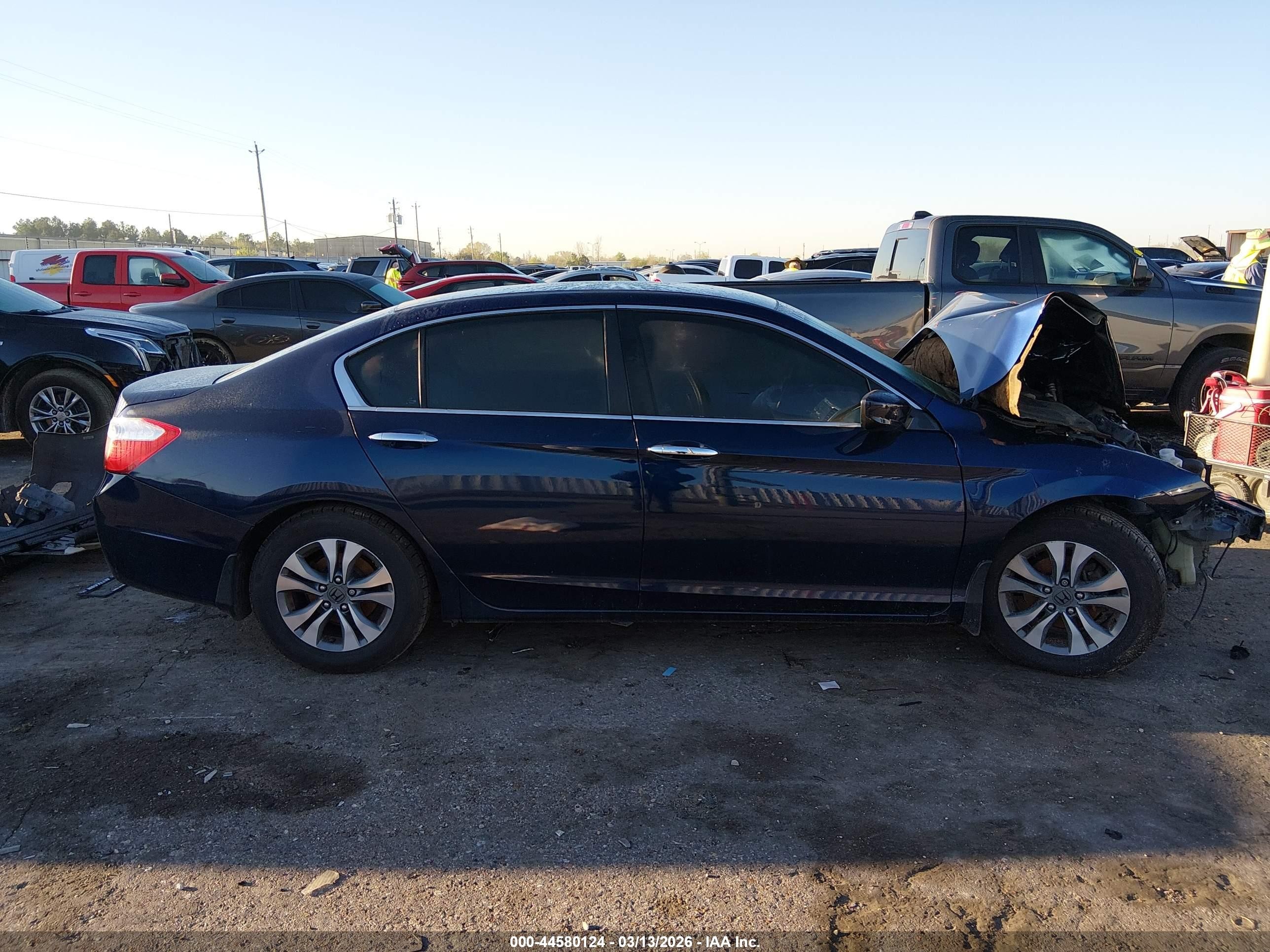 2014 Honda Accord Lx Navy vin: 1HGCR2F37EA144700