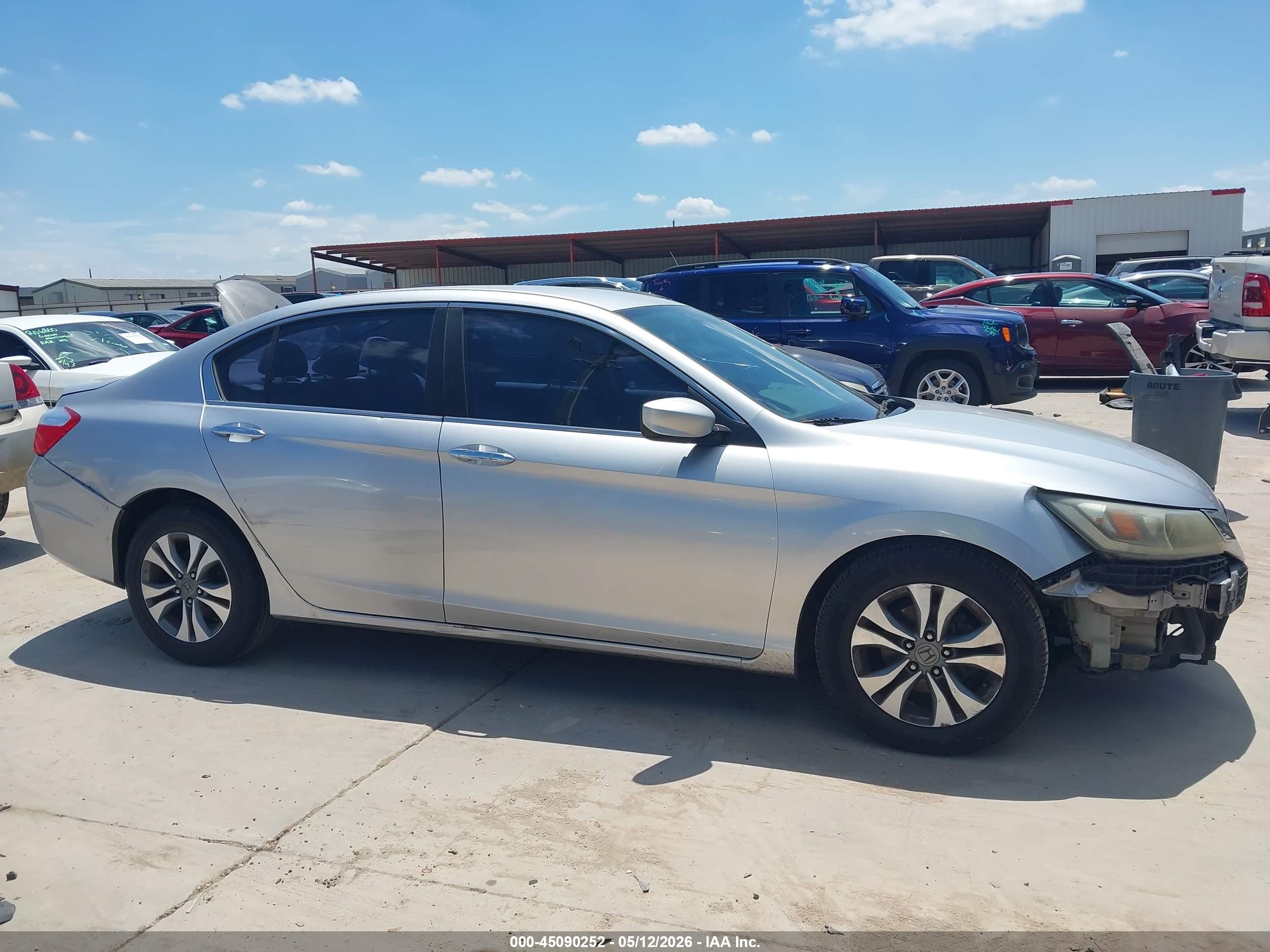 2014 Honda Accord Lx Silver vin: 1HGCR2F37EA176322