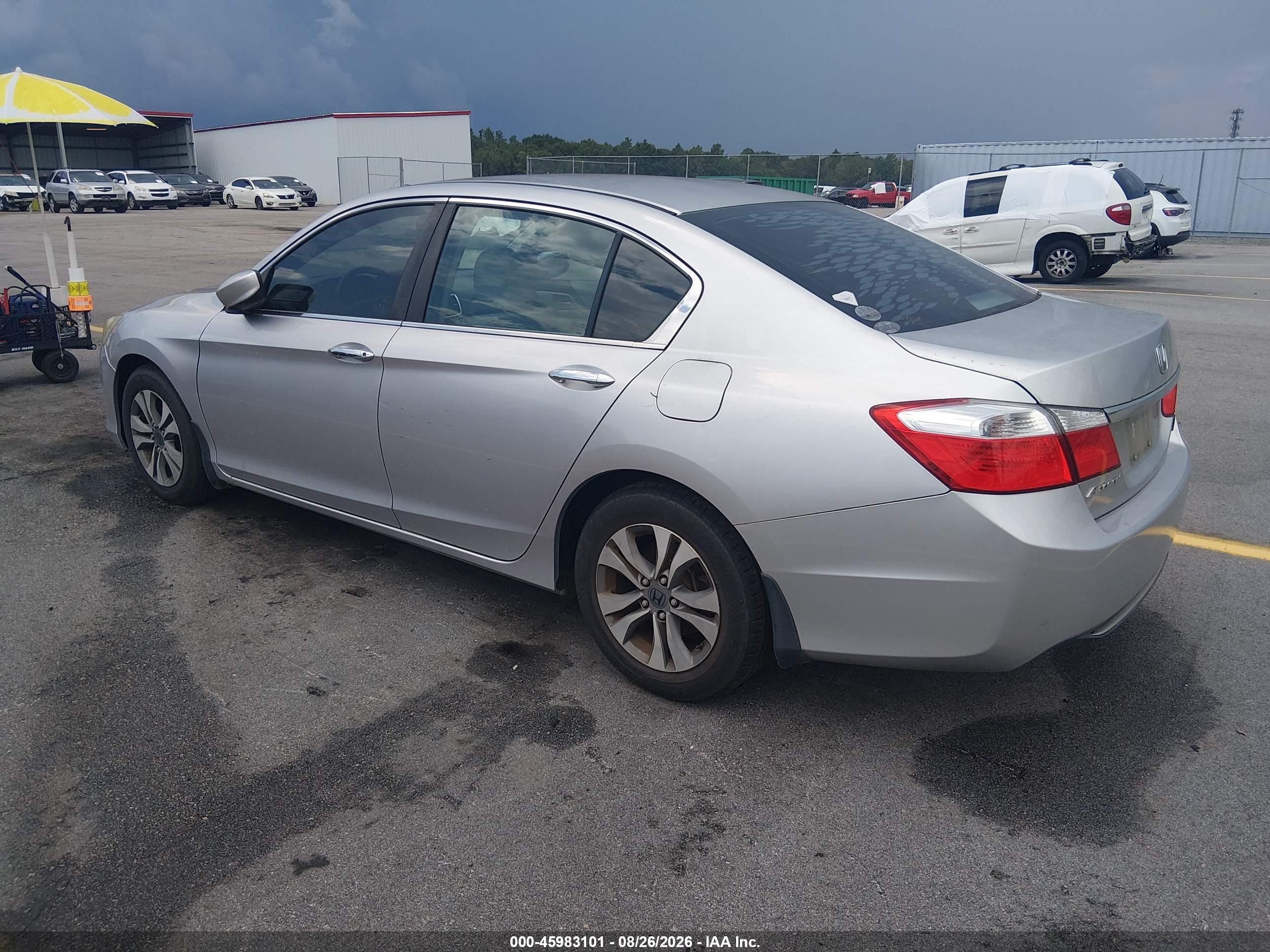 2014 Honda Accord Lx Серебряный vin: 1HGCR2F37EA223333