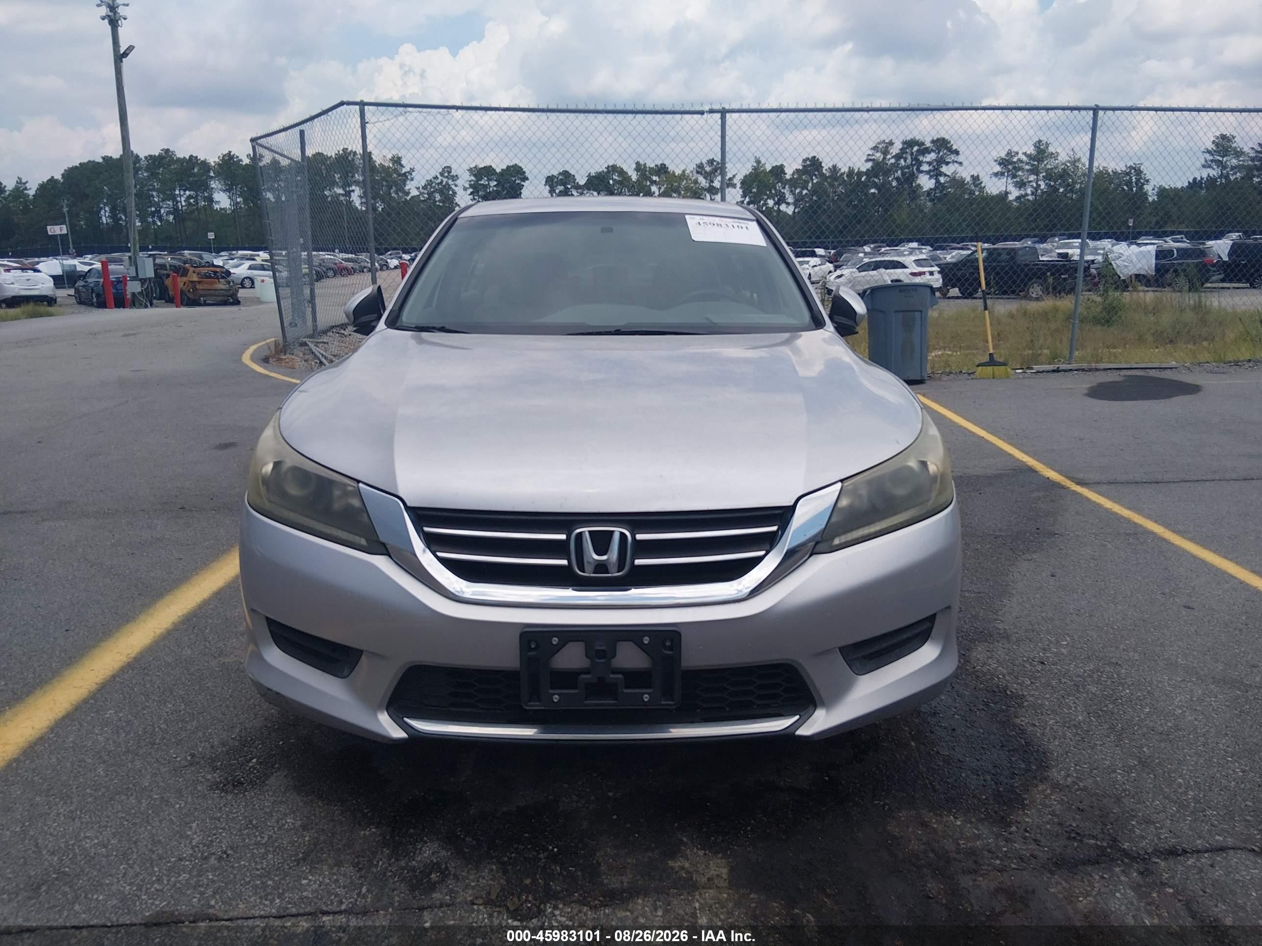 2014 Honda Accord Lx Серебряный vin: 1HGCR2F37EA223333