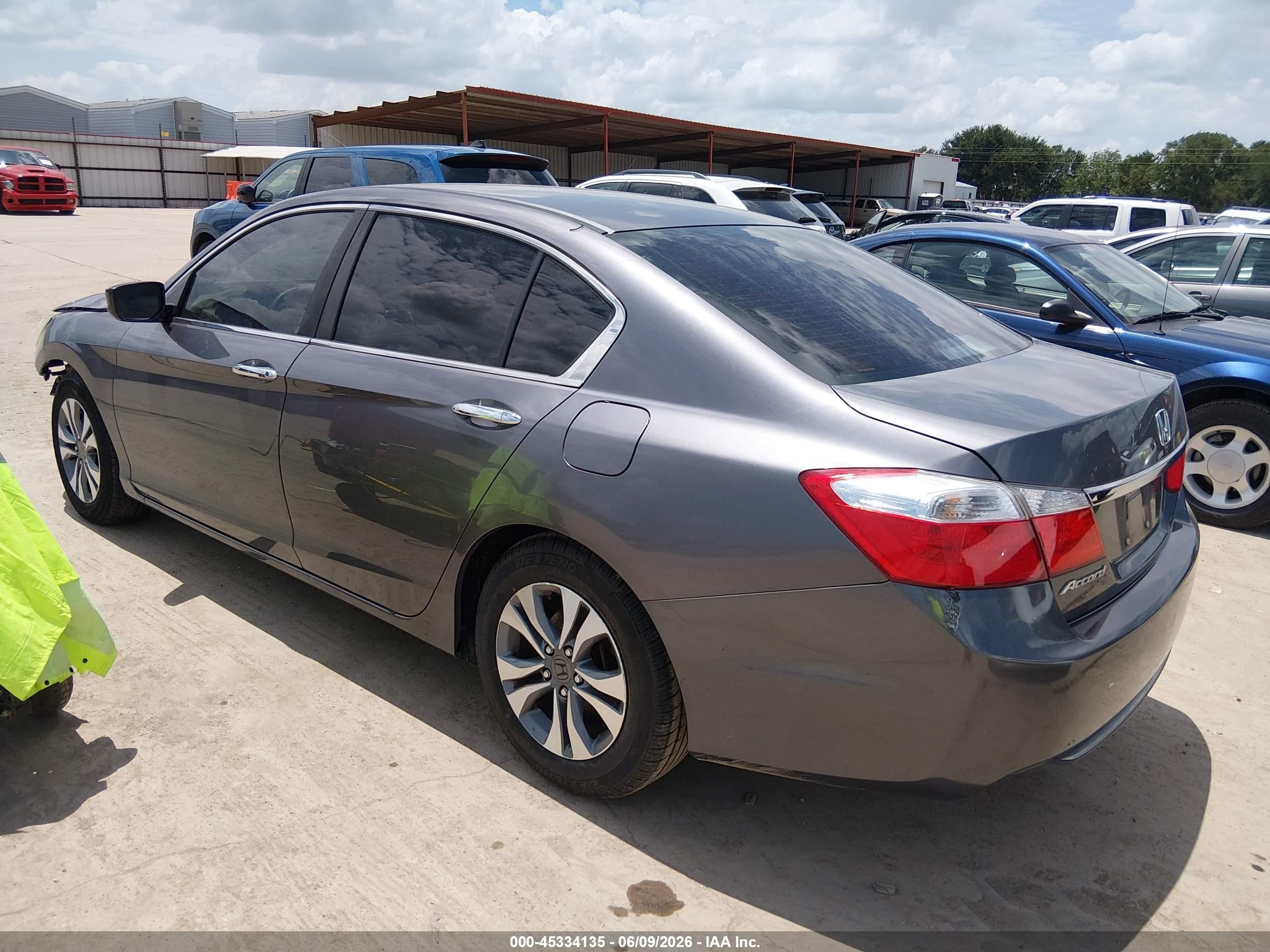 2014 Honda Accord Lx Gray vin: 1HGCR2F37EA260754
