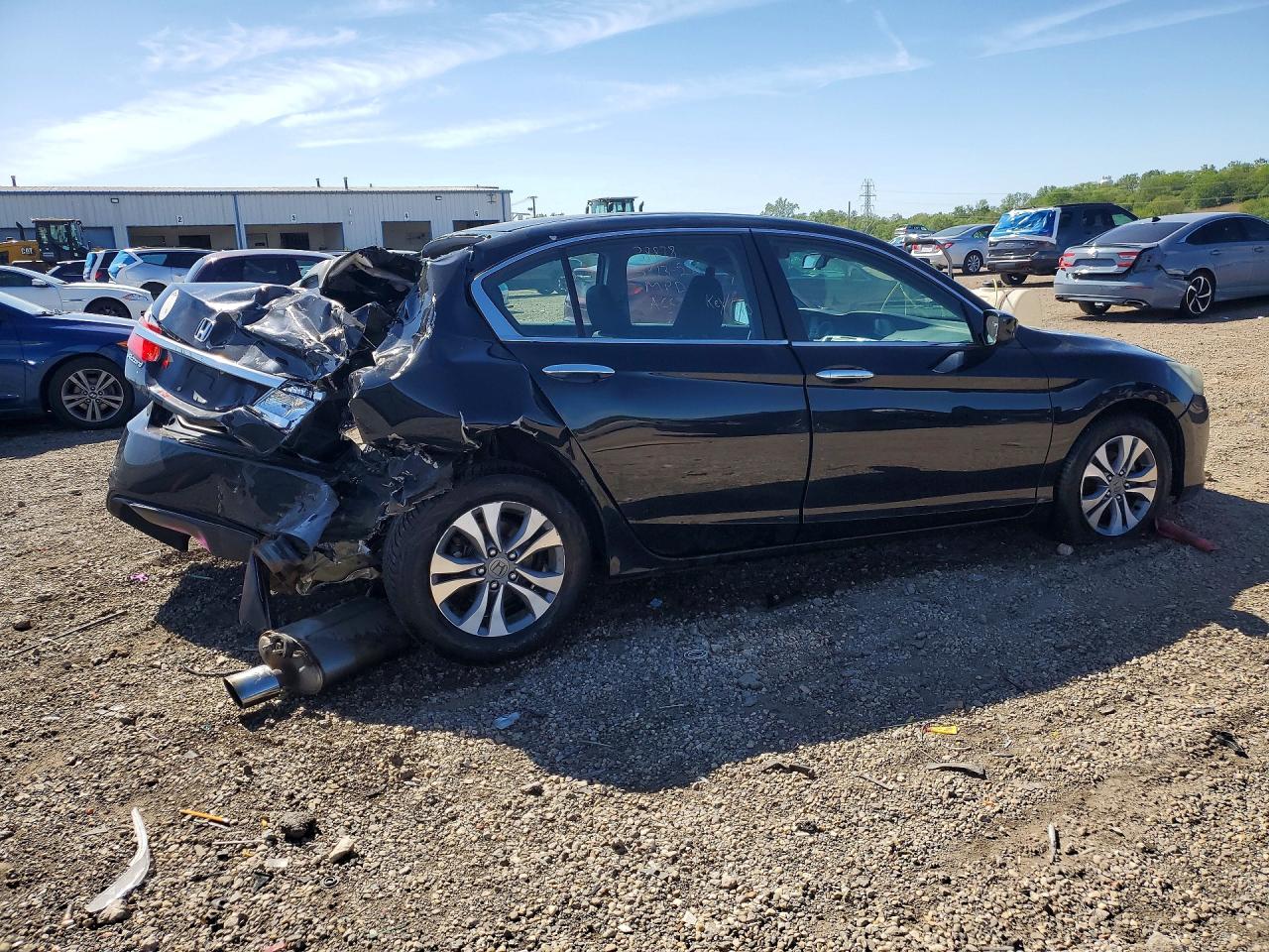 2014 Honda Accord Lx Черный vin: 1HGCR2F37EA261516