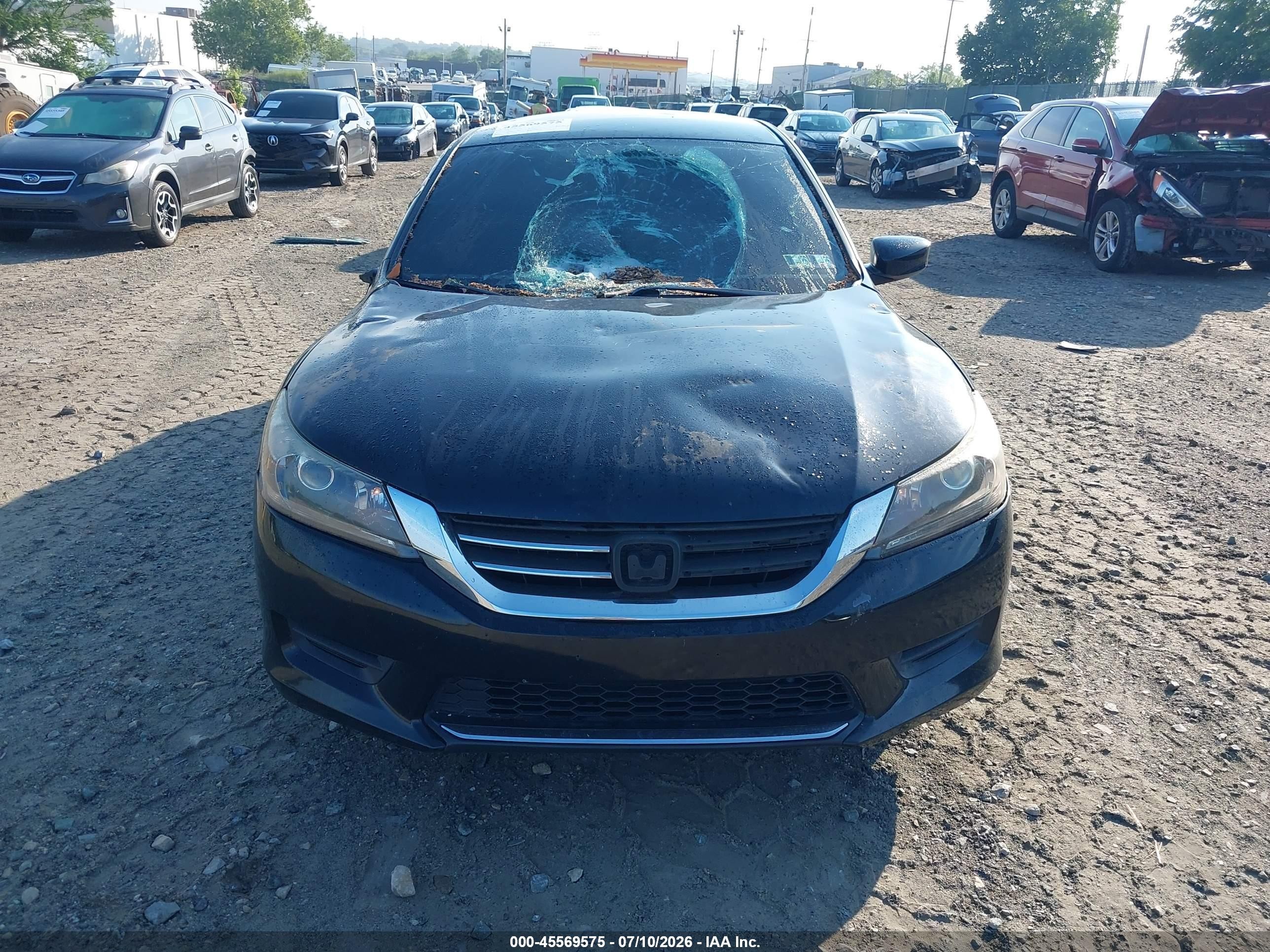 2015 Honda Accord Lx Black vin: 1HGCR2F37FA005197