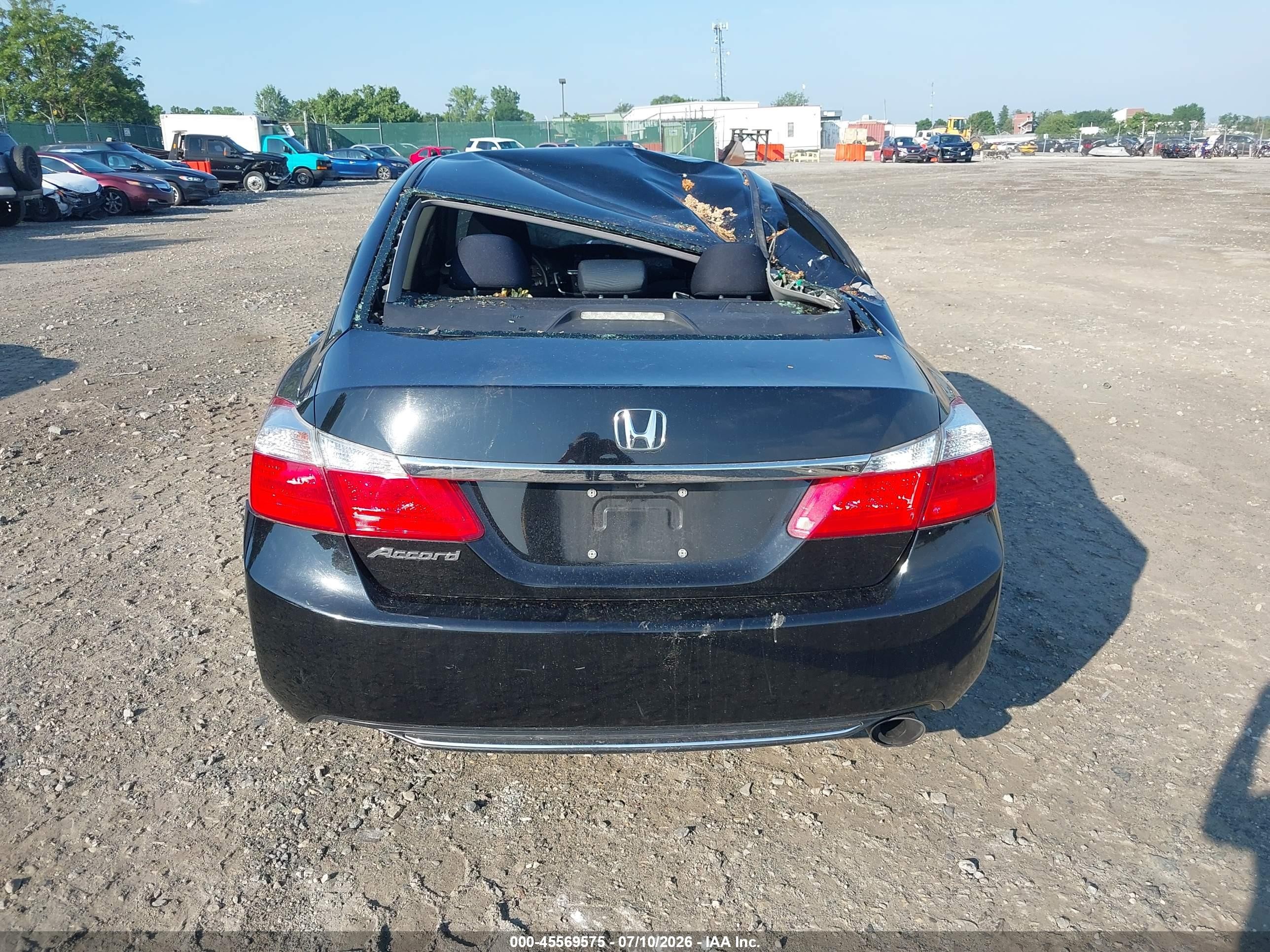2015 Honda Accord Lx Black vin: 1HGCR2F37FA005197
