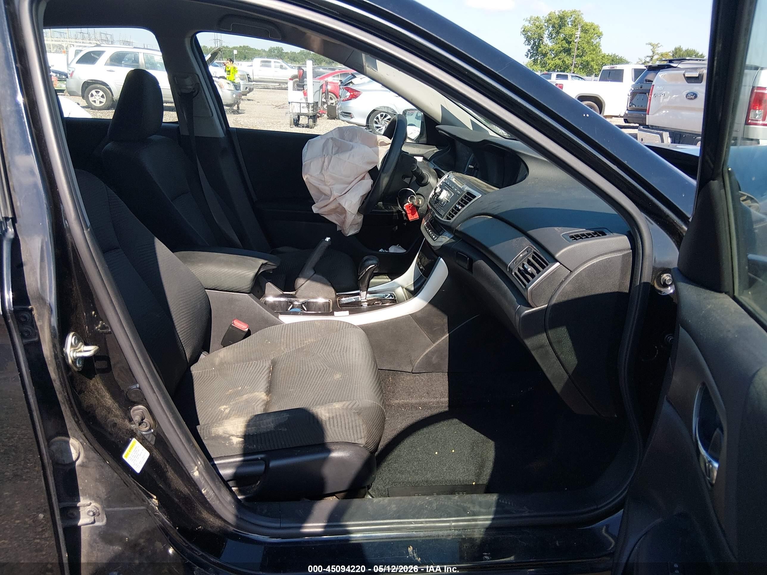 2015 Honda Accord Lx Black vin: 1HGCR2F37FA014062