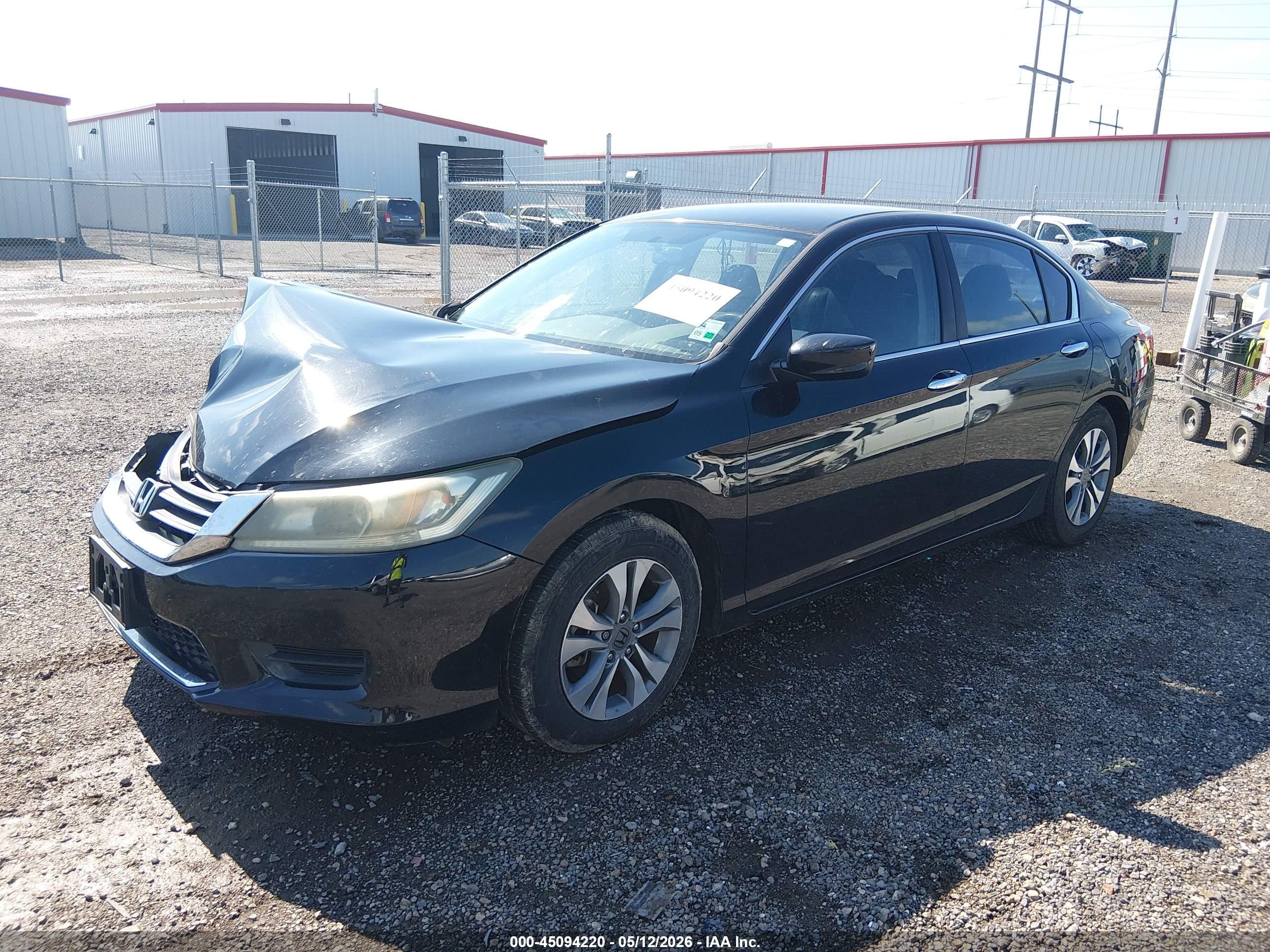 2015 Honda Accord Lx Black vin: 1HGCR2F37FA014062