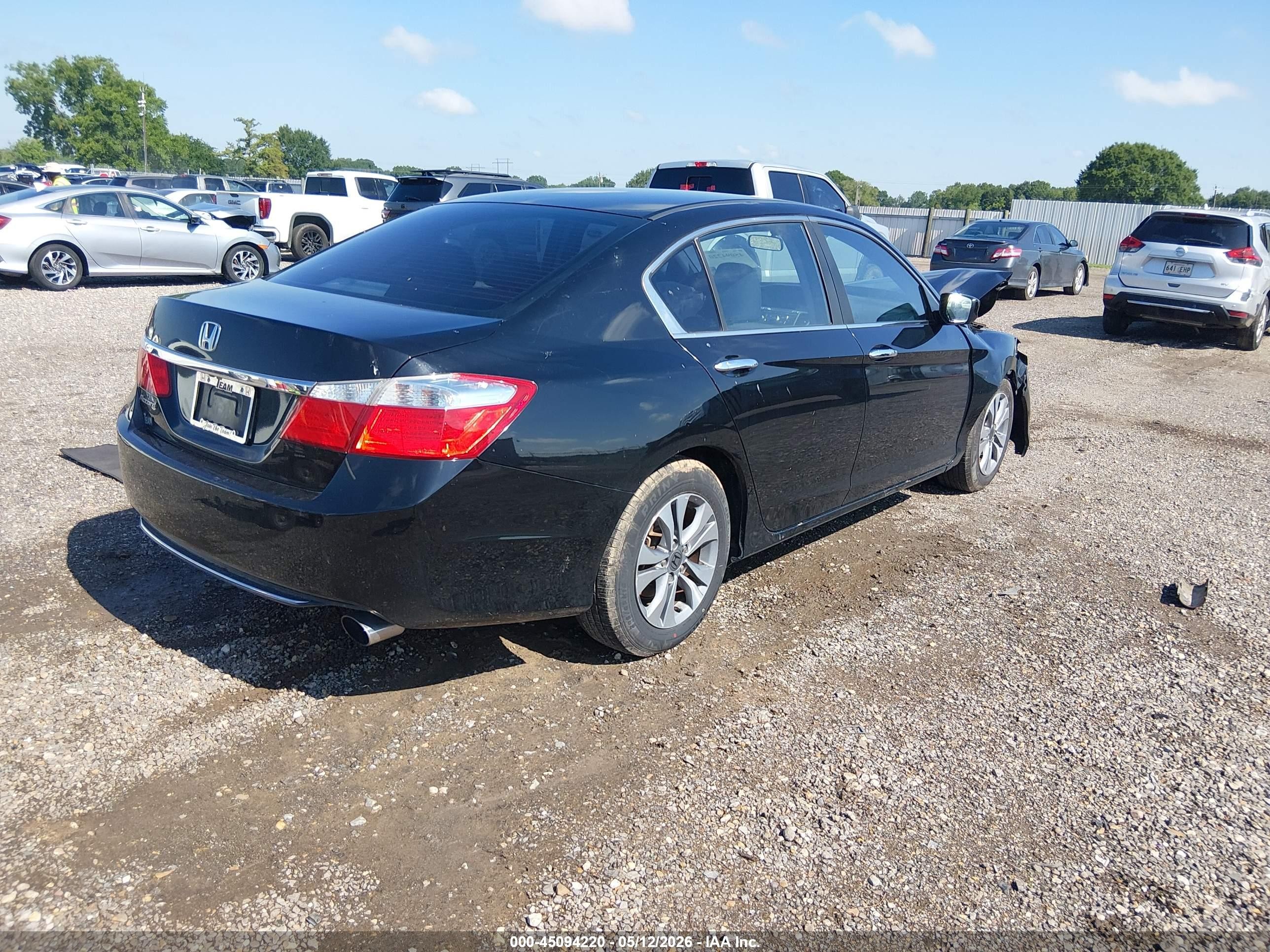 2015 Honda Accord Lx Black vin: 1HGCR2F37FA014062