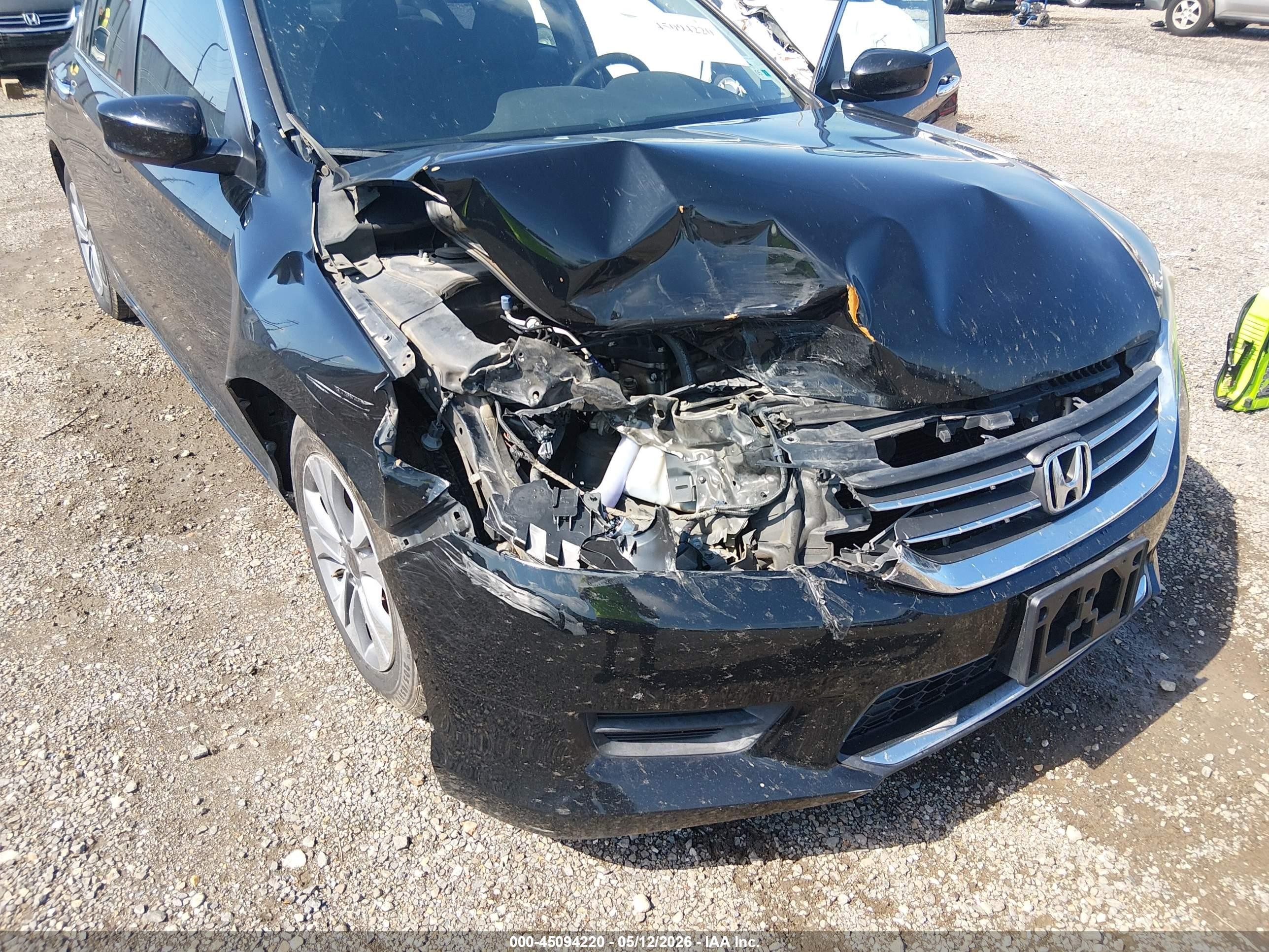 2015 Honda Accord Lx Black vin: 1HGCR2F37FA014062