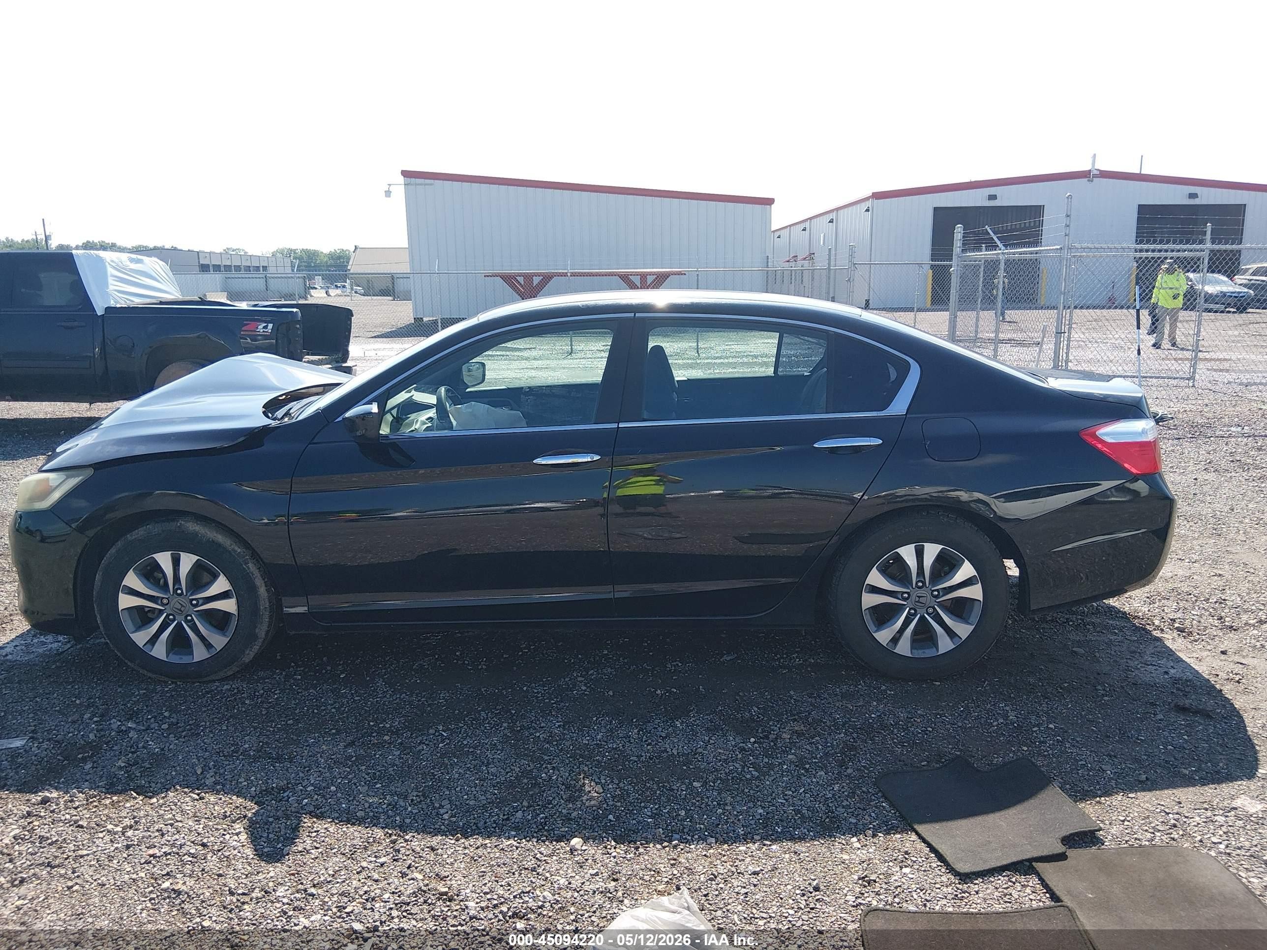 2015 Honda Accord Lx Black vin: 1HGCR2F37FA014062