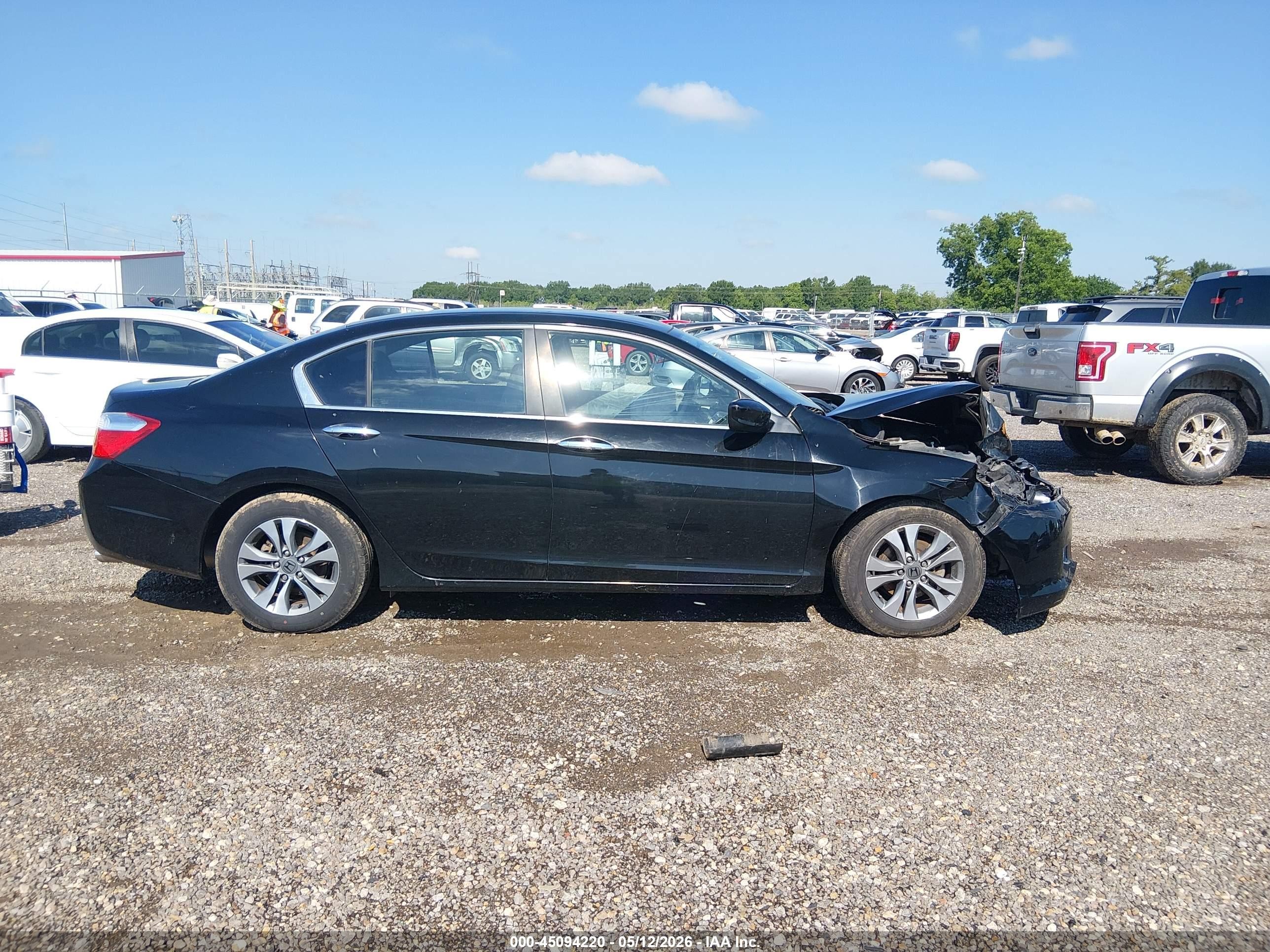 2015 Honda Accord Lx Black vin: 1HGCR2F37FA014062