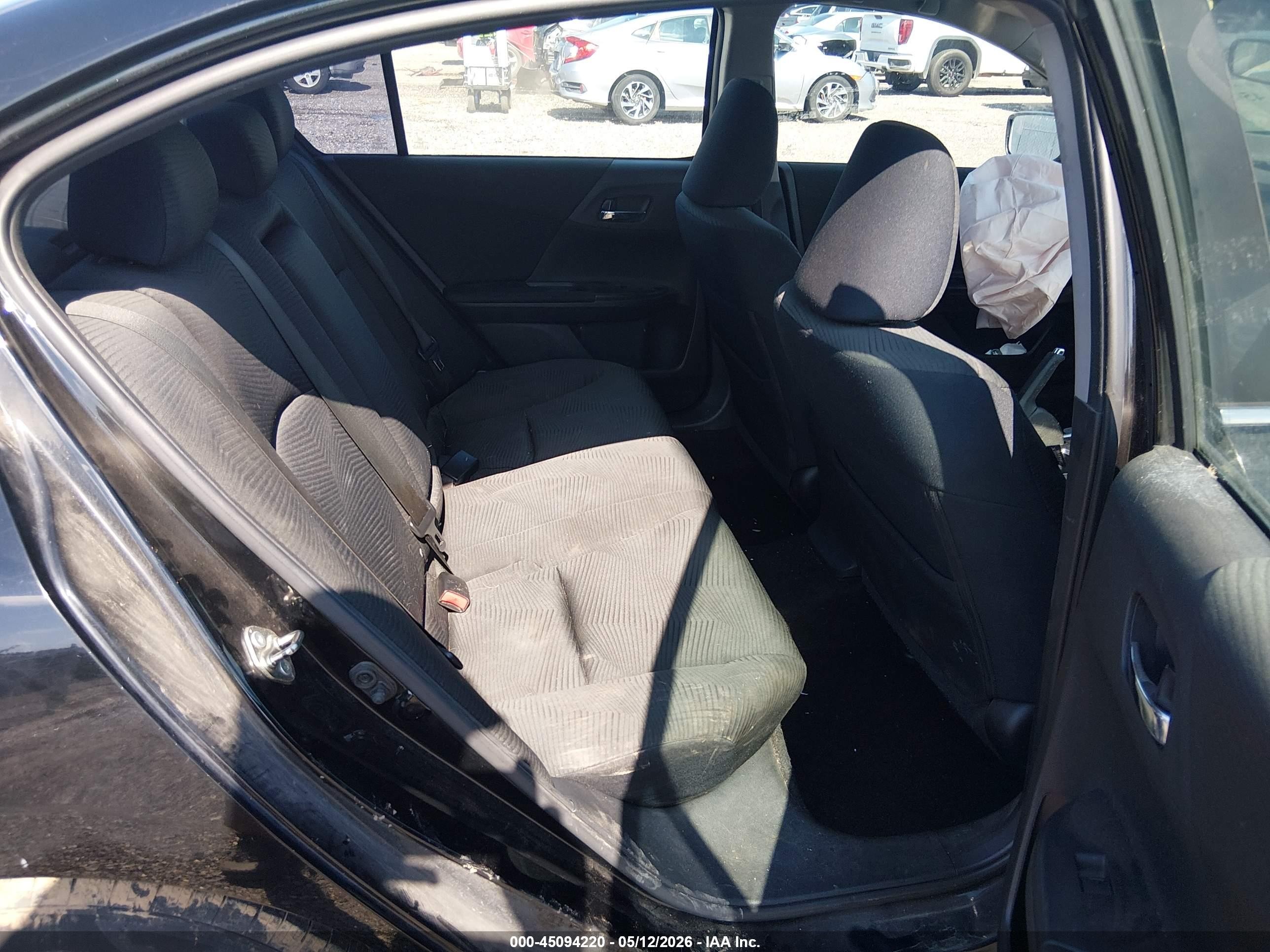 2015 Honda Accord Lx Black vin: 1HGCR2F37FA014062