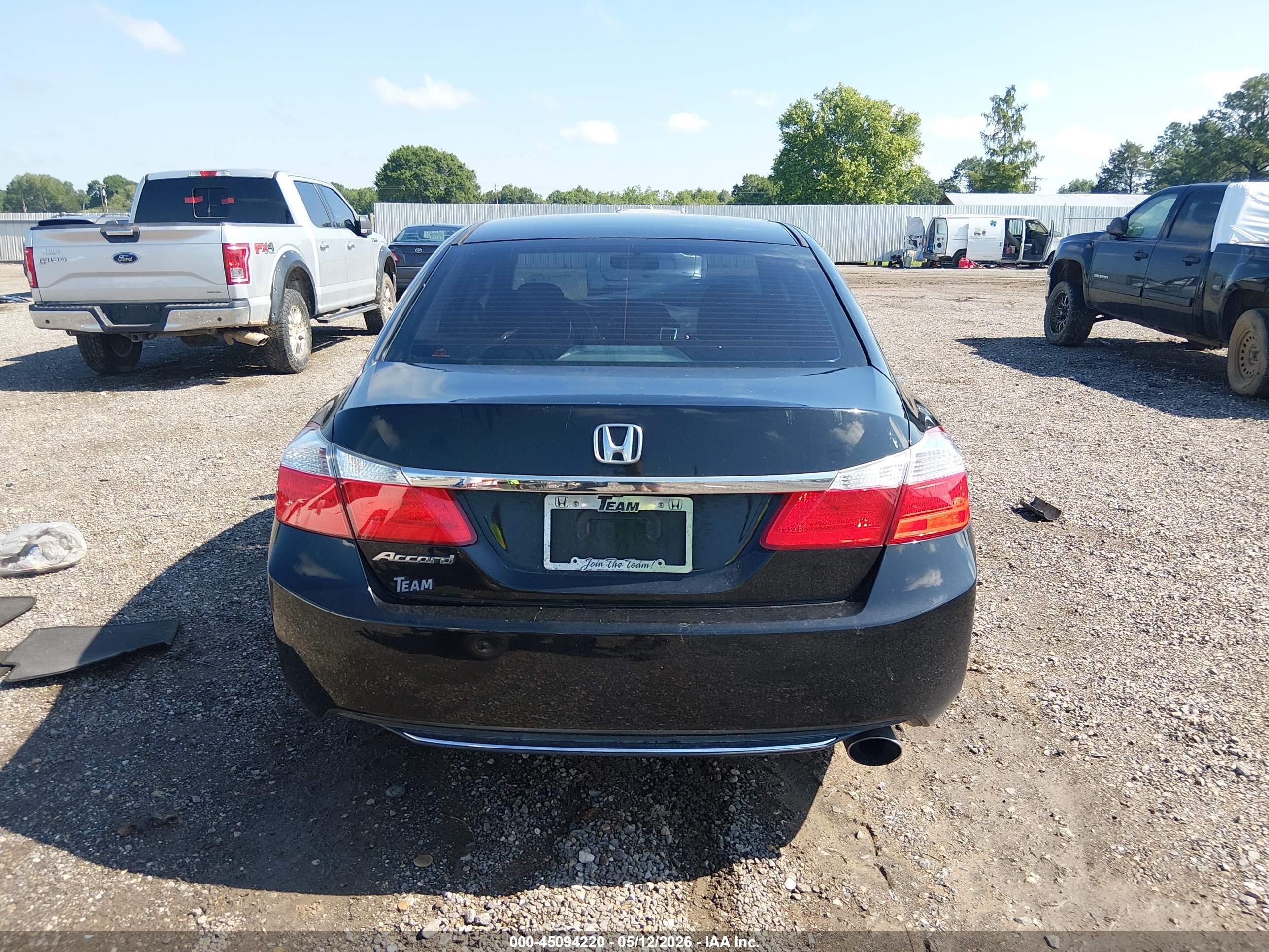 2015 Honda Accord Lx Black vin: 1HGCR2F37FA014062