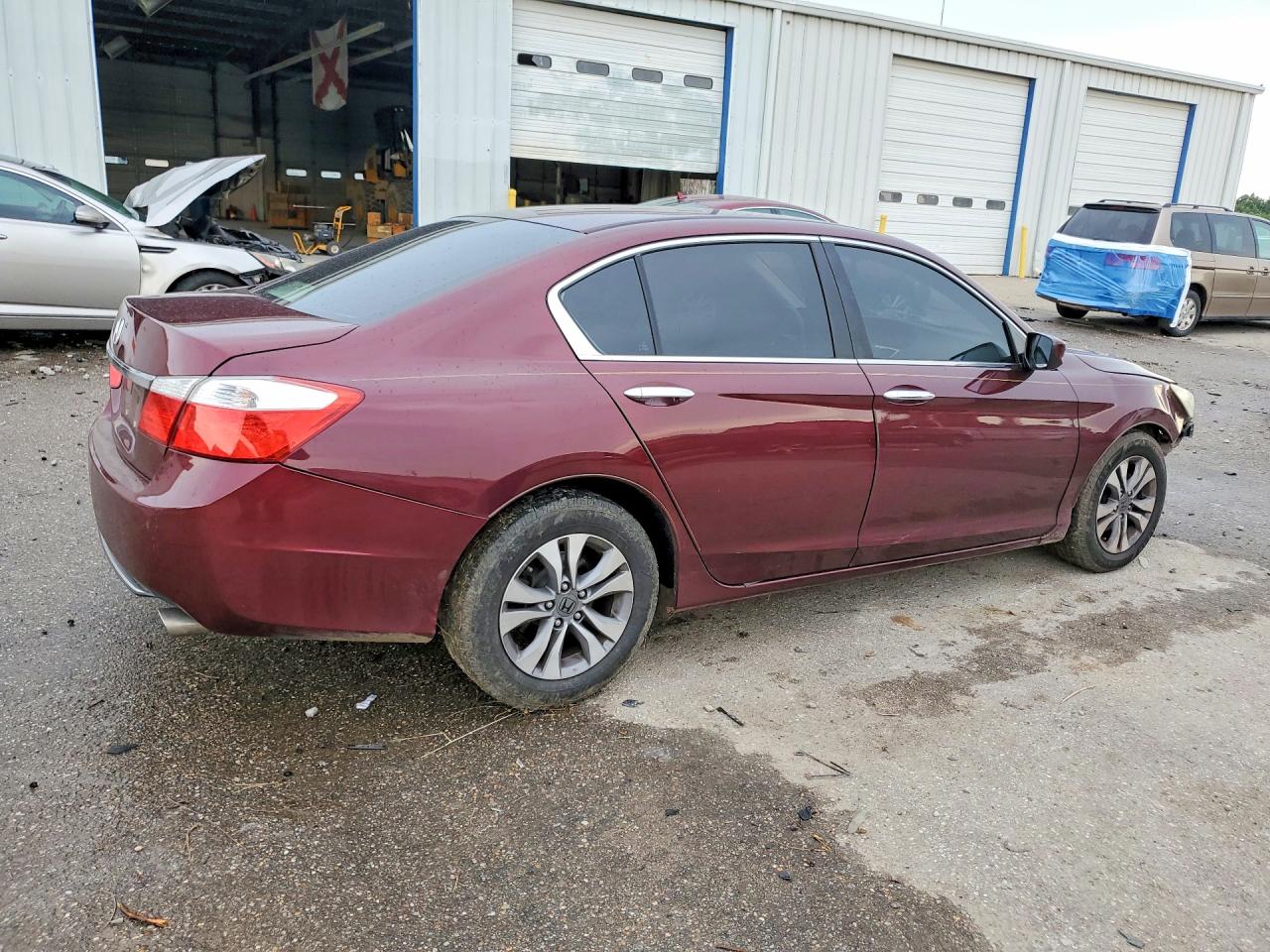 2015 Honda Accord Lx Бордовый vin: 1HGCR2F37FA021139