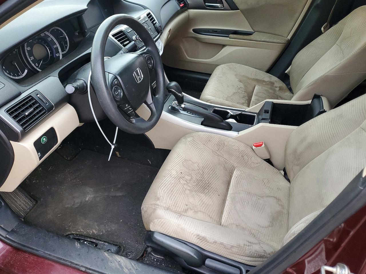 2015 Honda Accord Lx Бордовый vin: 1HGCR2F37FA021139