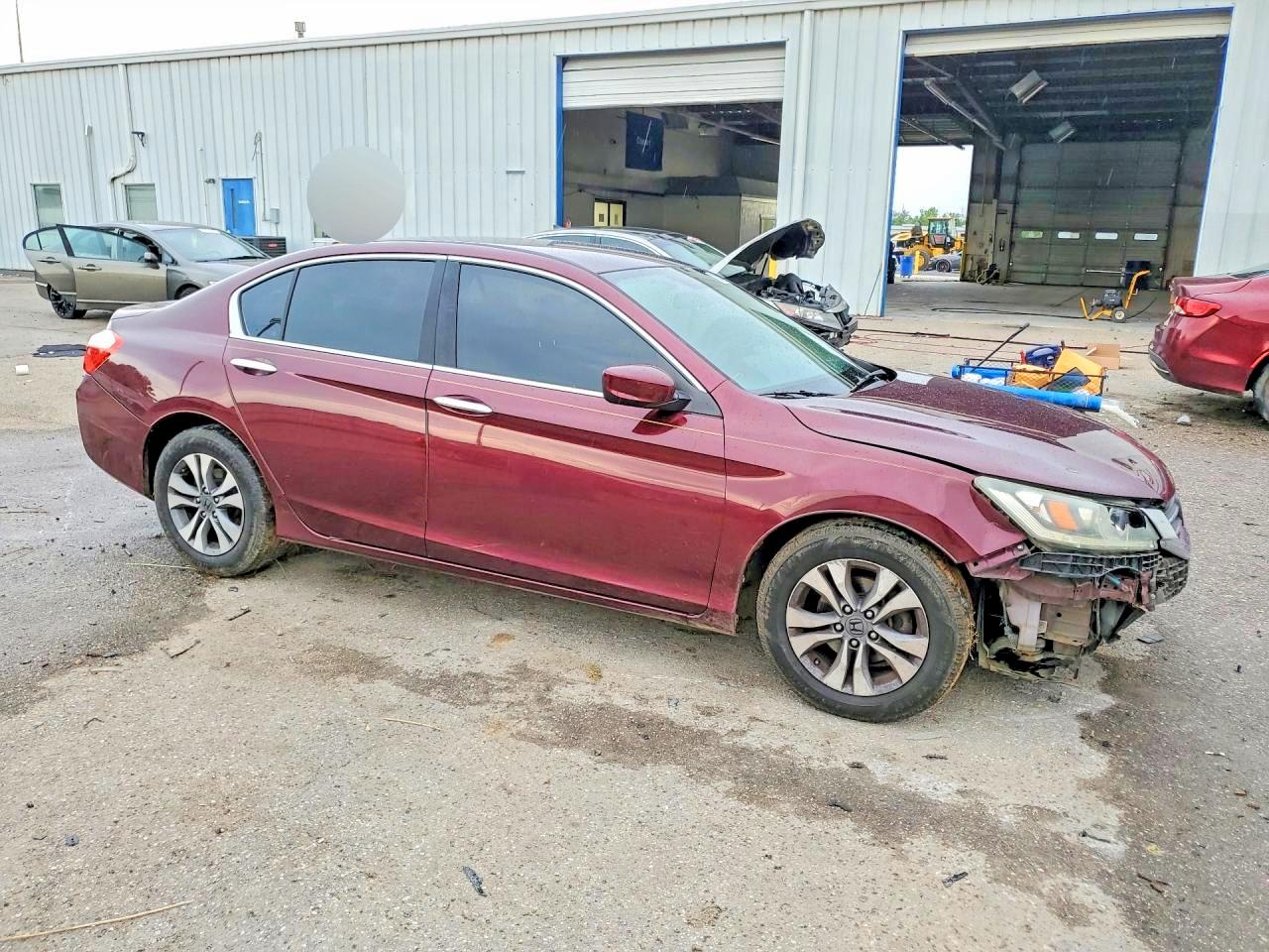 2015 Honda Accord Lx Бордовый vin: 1HGCR2F37FA021139