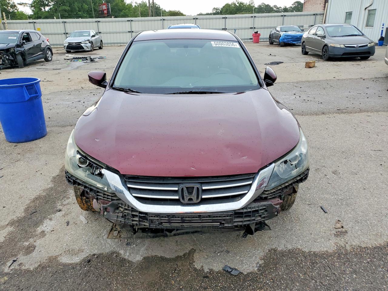 2015 Honda Accord Lx Бордовый vin: 1HGCR2F37FA021139