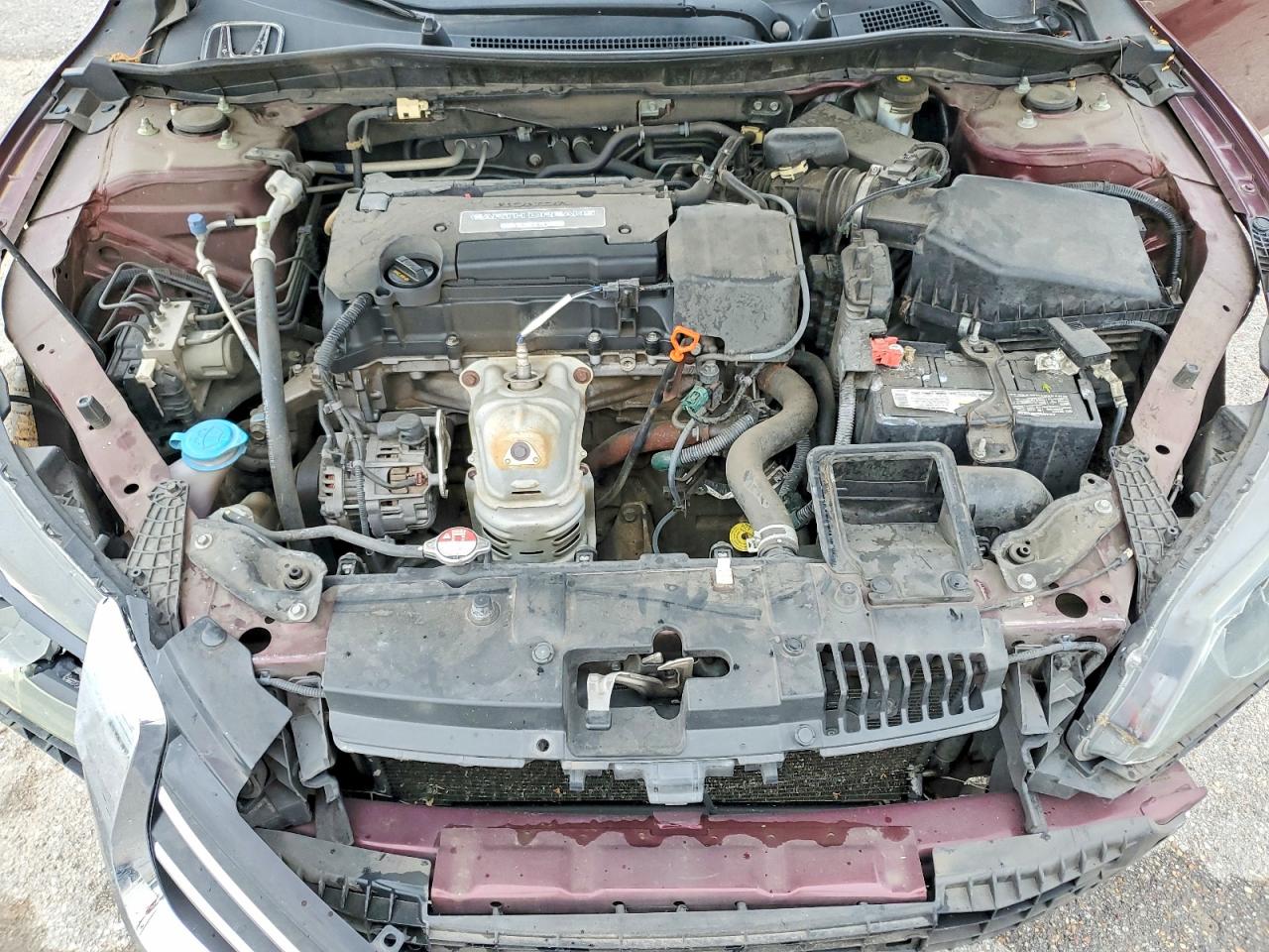 2015 Honda Accord Lx Бордовый vin: 1HGCR2F37FA021139