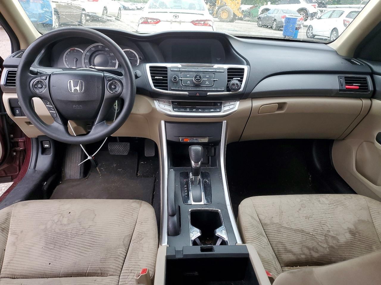 2015 Honda Accord Lx Бордовый vin: 1HGCR2F37FA021139