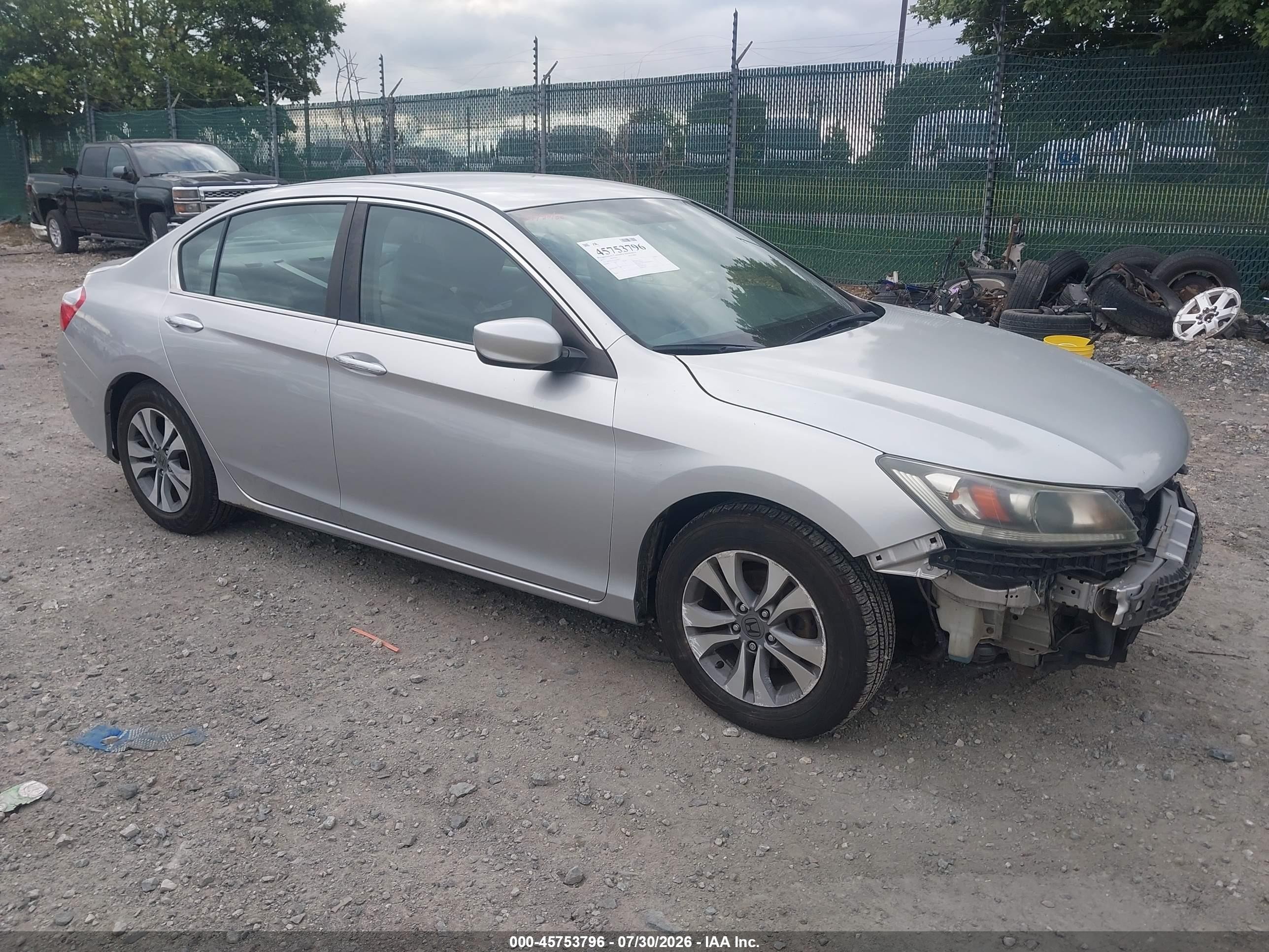 2015 Honda Accord Lx Silver vin: 1HGCR2F37FA028057