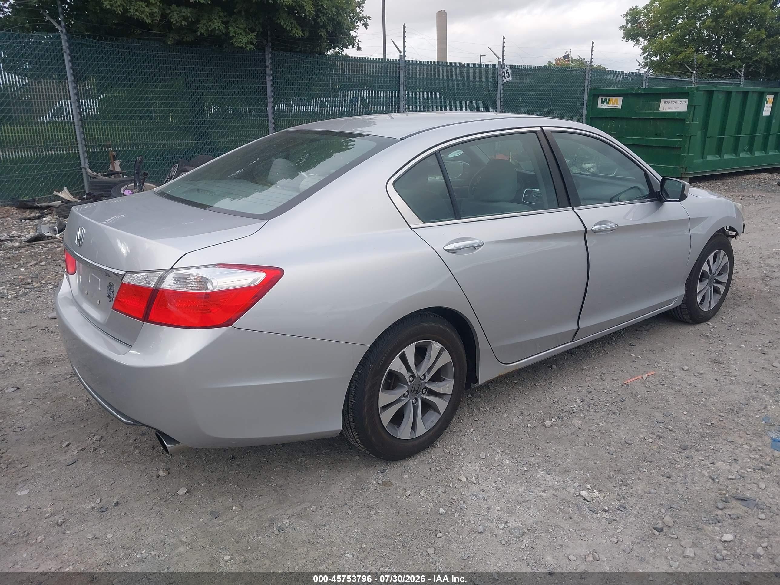 2015 Honda Accord Lx Silver vin: 1HGCR2F37FA028057