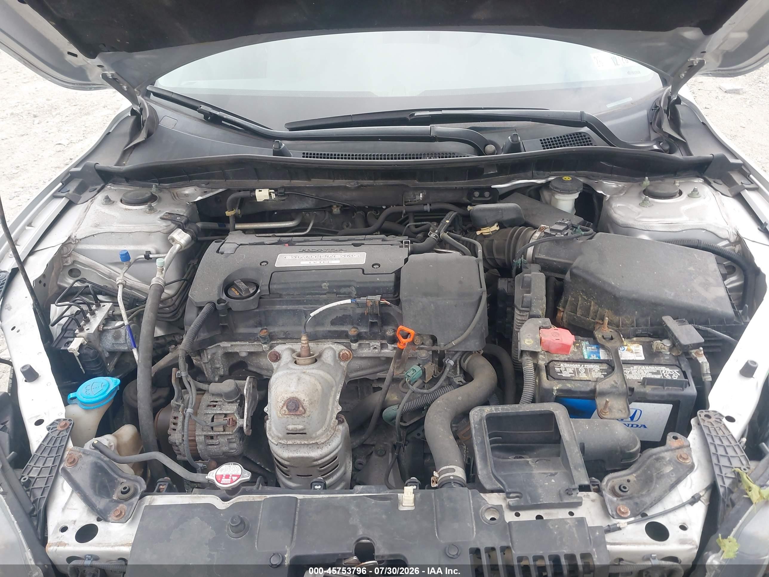 2015 Honda Accord Lx Silver vin: 1HGCR2F37FA028057