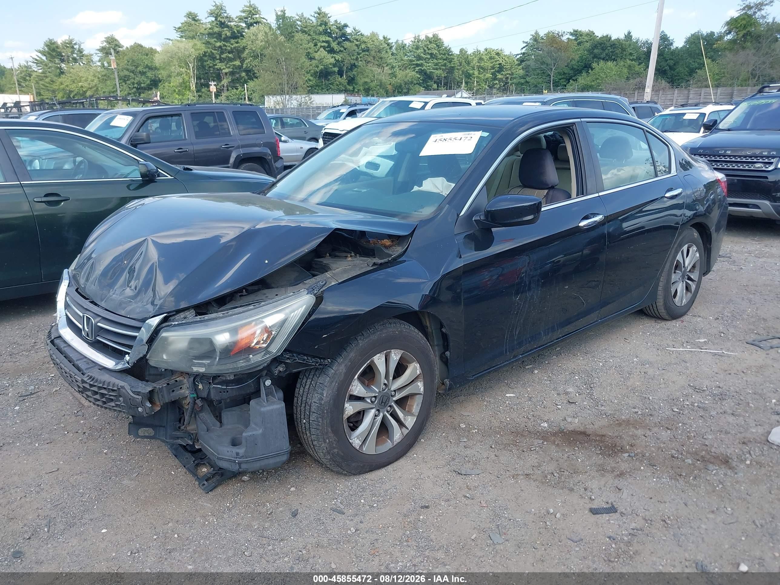 2015 Honda Accord Lx Black vin: 1HGCR2F37FA033615