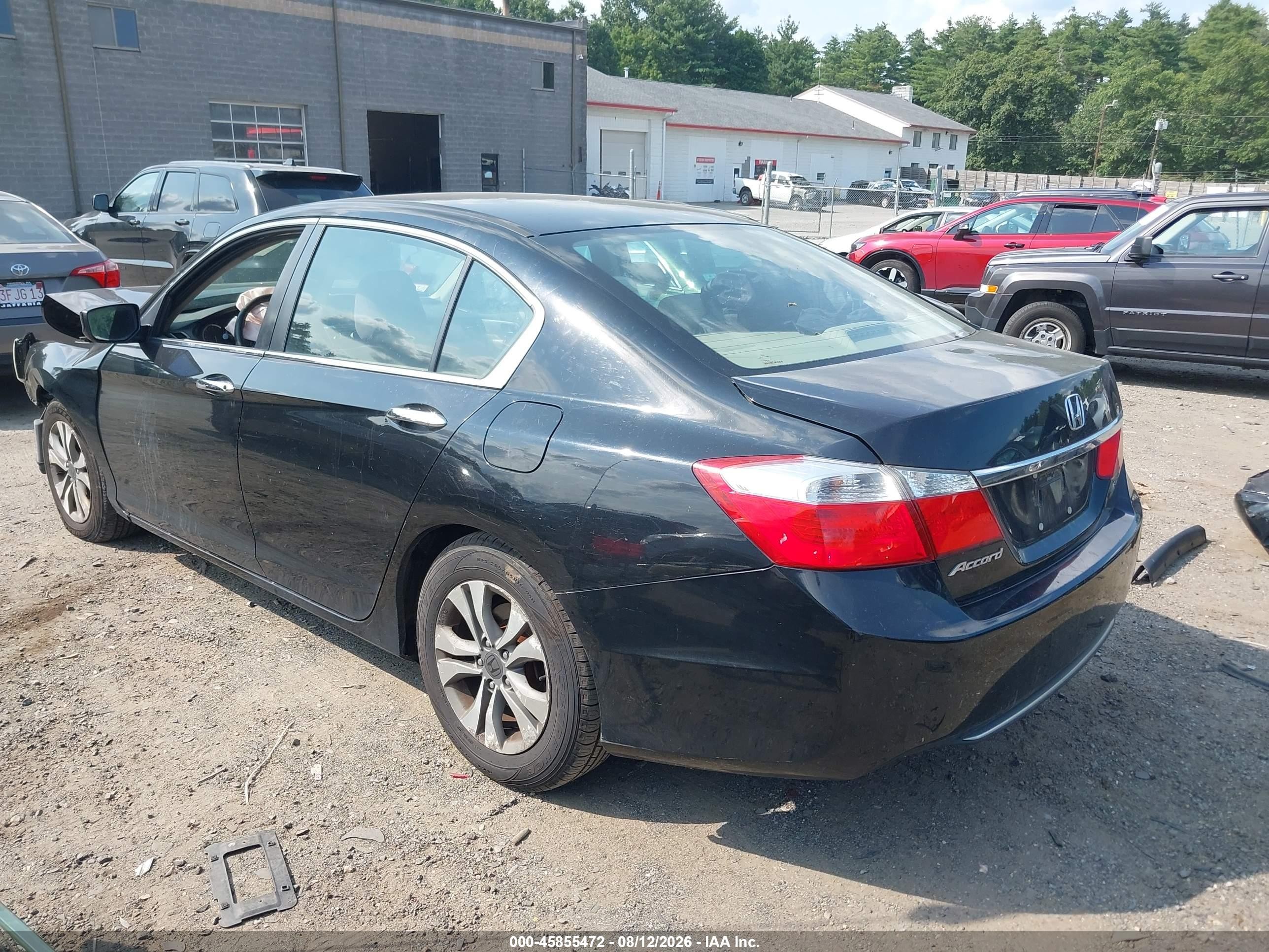 2015 Honda Accord Lx Black vin: 1HGCR2F37FA033615