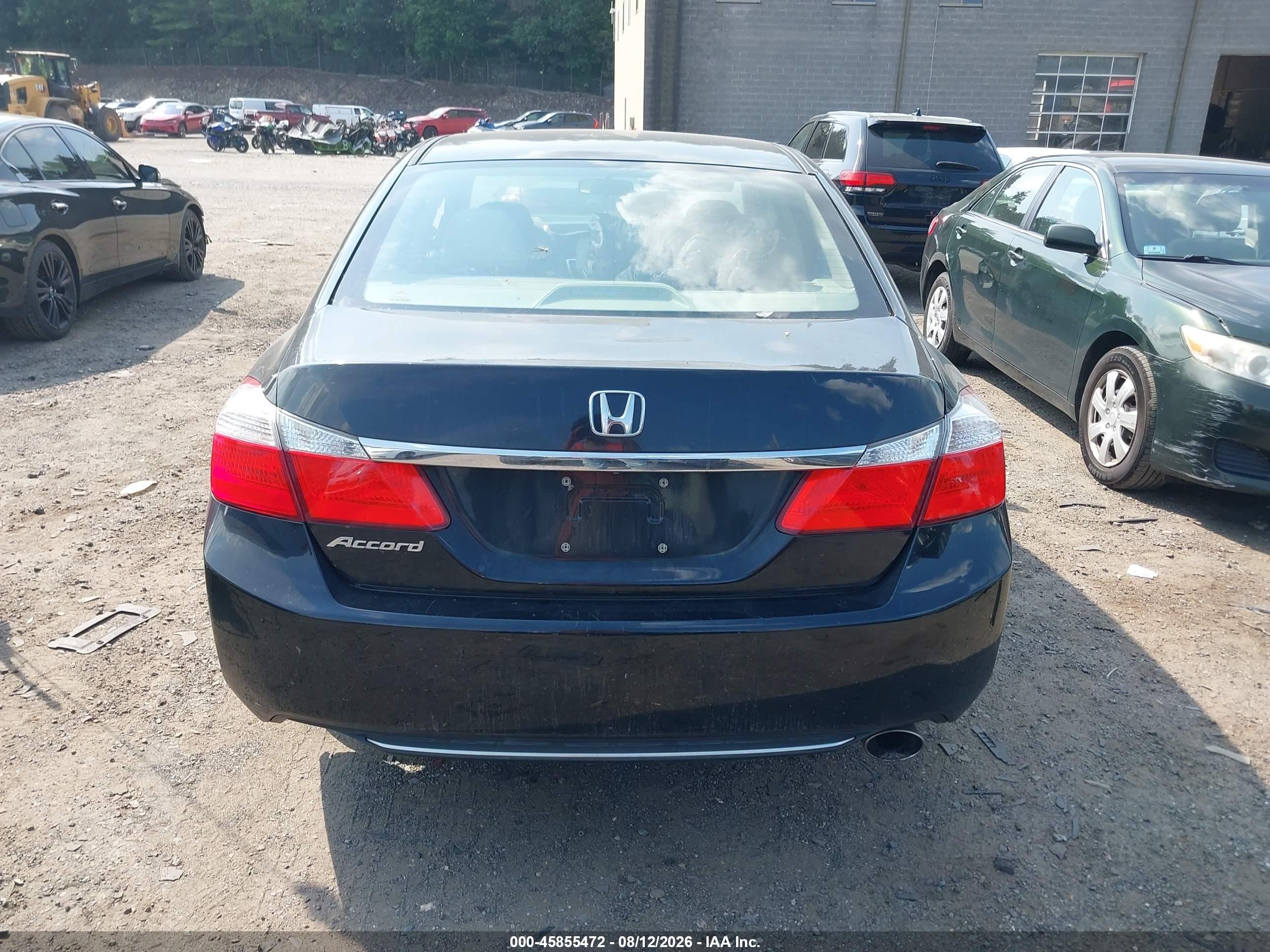 2015 Honda Accord Lx Black vin: 1HGCR2F37FA033615