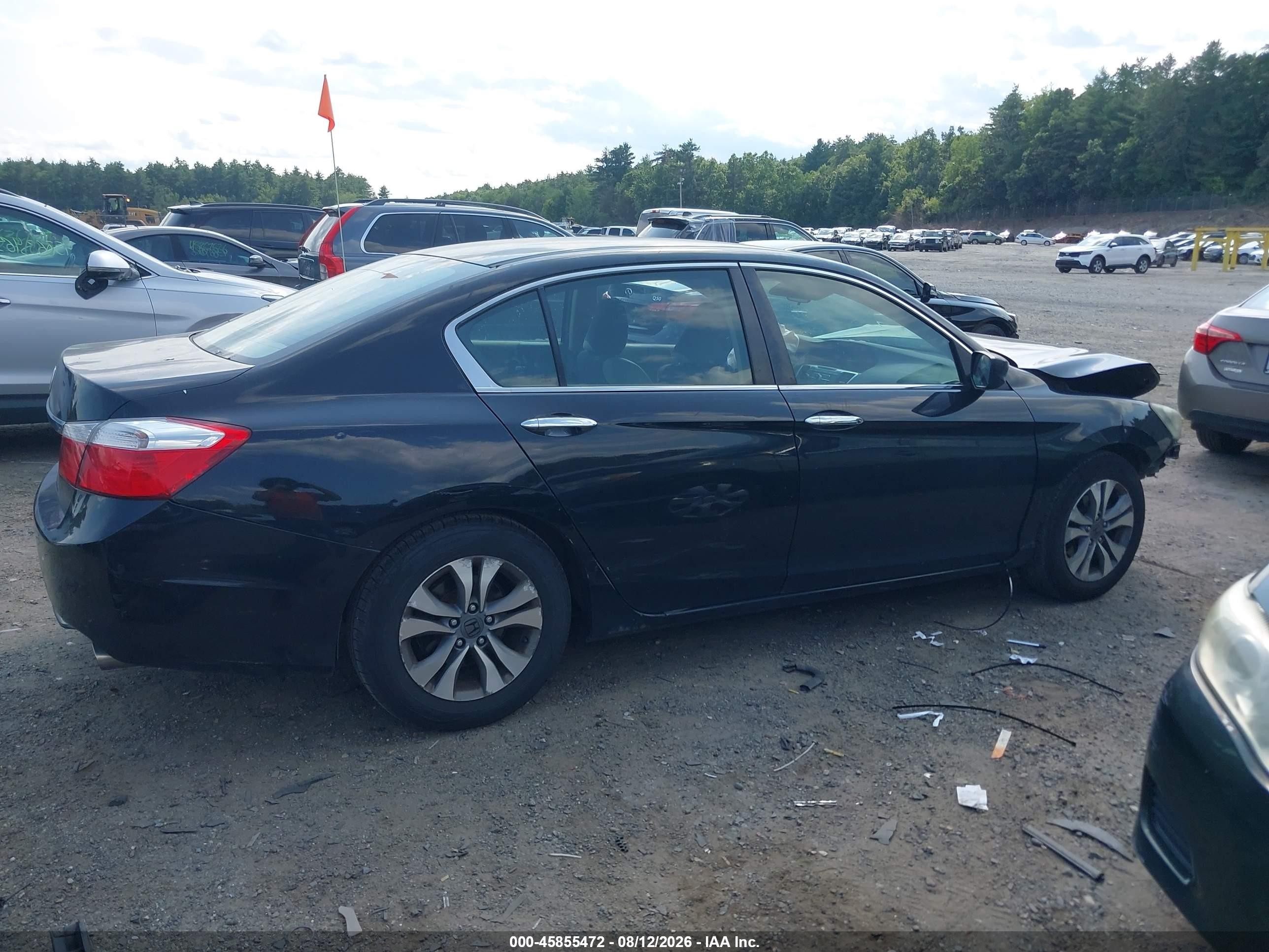 2015 Honda Accord Lx Black vin: 1HGCR2F37FA033615