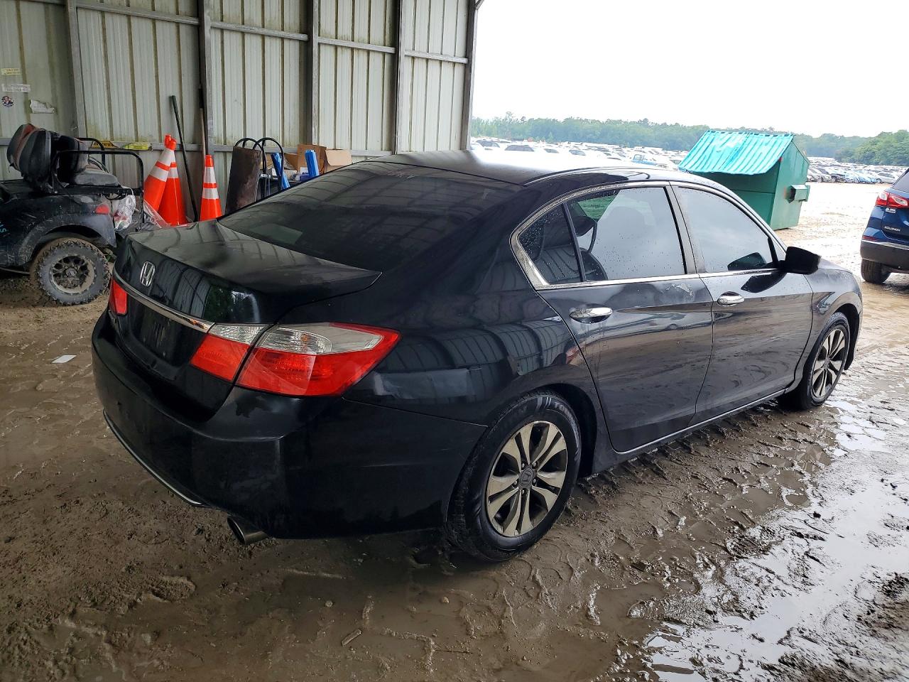 2015 Honda Accord Lx Black vin: 1HGCR2F37FA043481